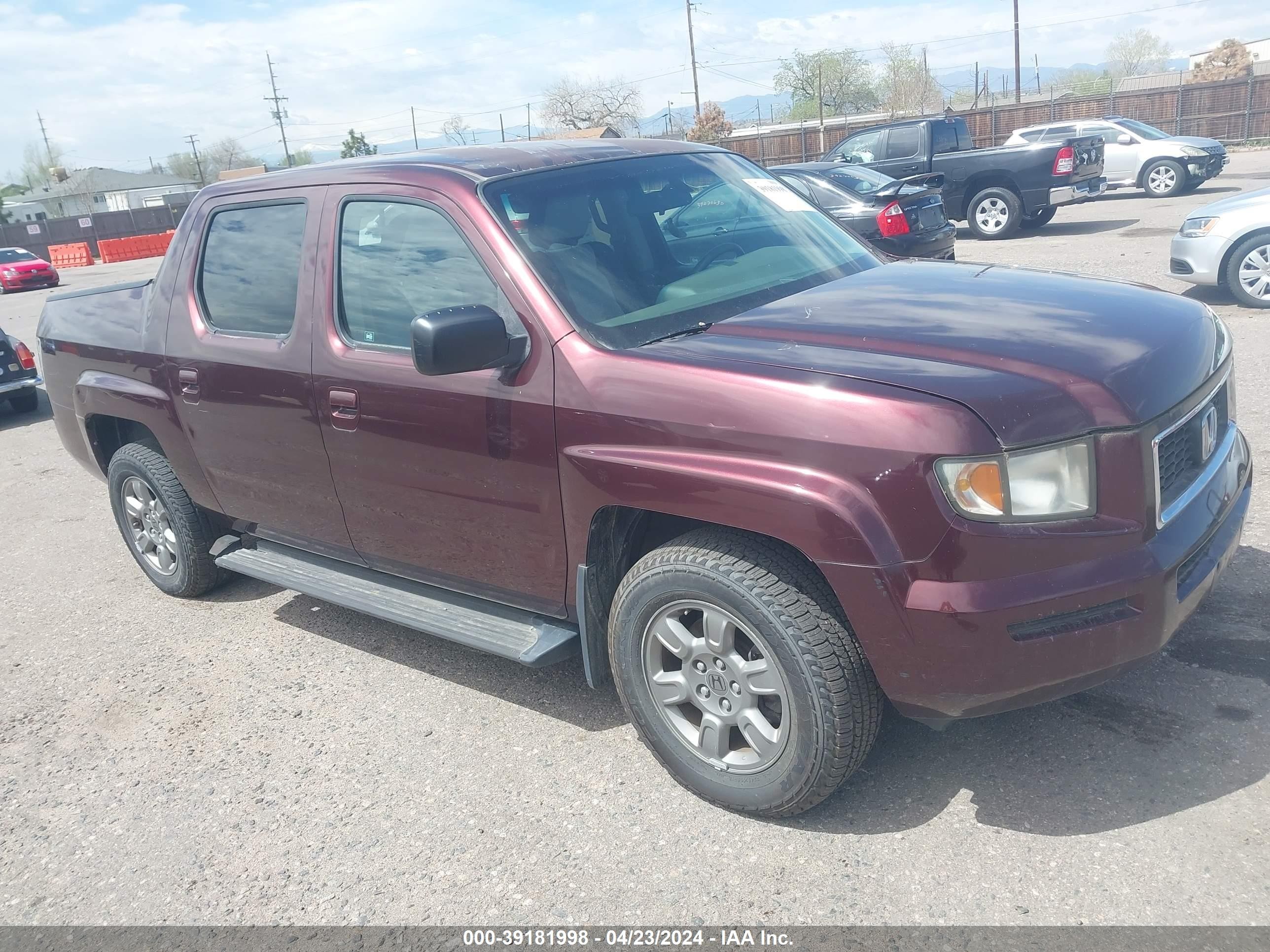 HONDA RIDGELINE 2008 2hjyk16368h500879