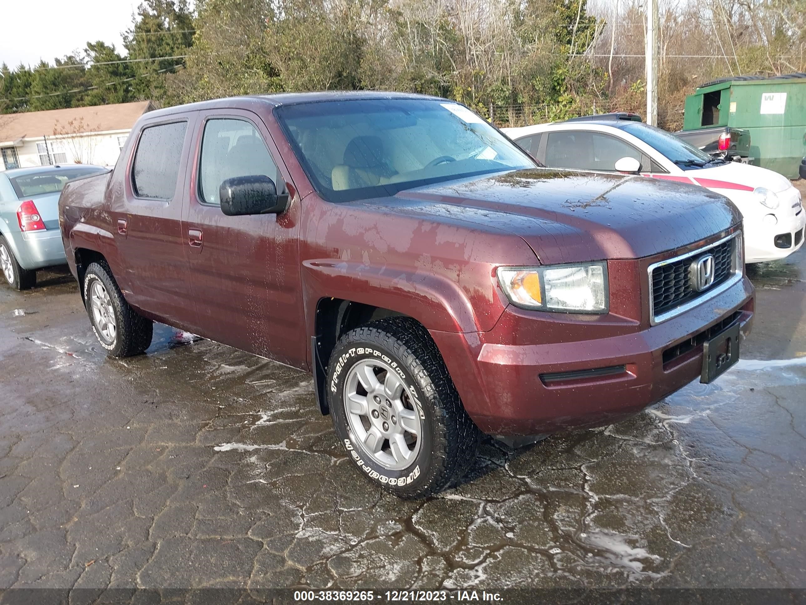 HONDA RIDGELINE 2008 2hjyk163788539450