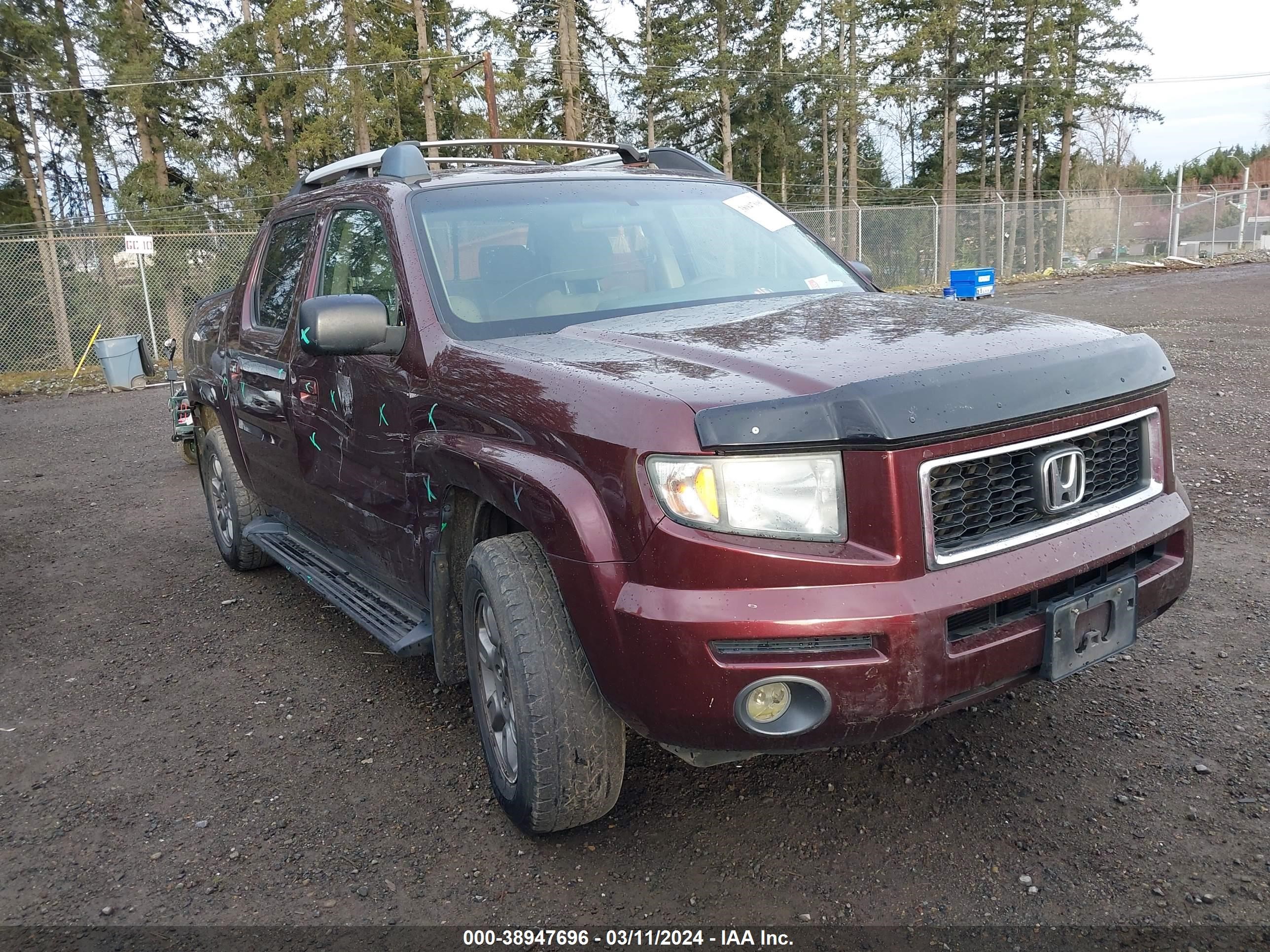 HONDA RIDGELINE 2008 2hjyk16378h518775