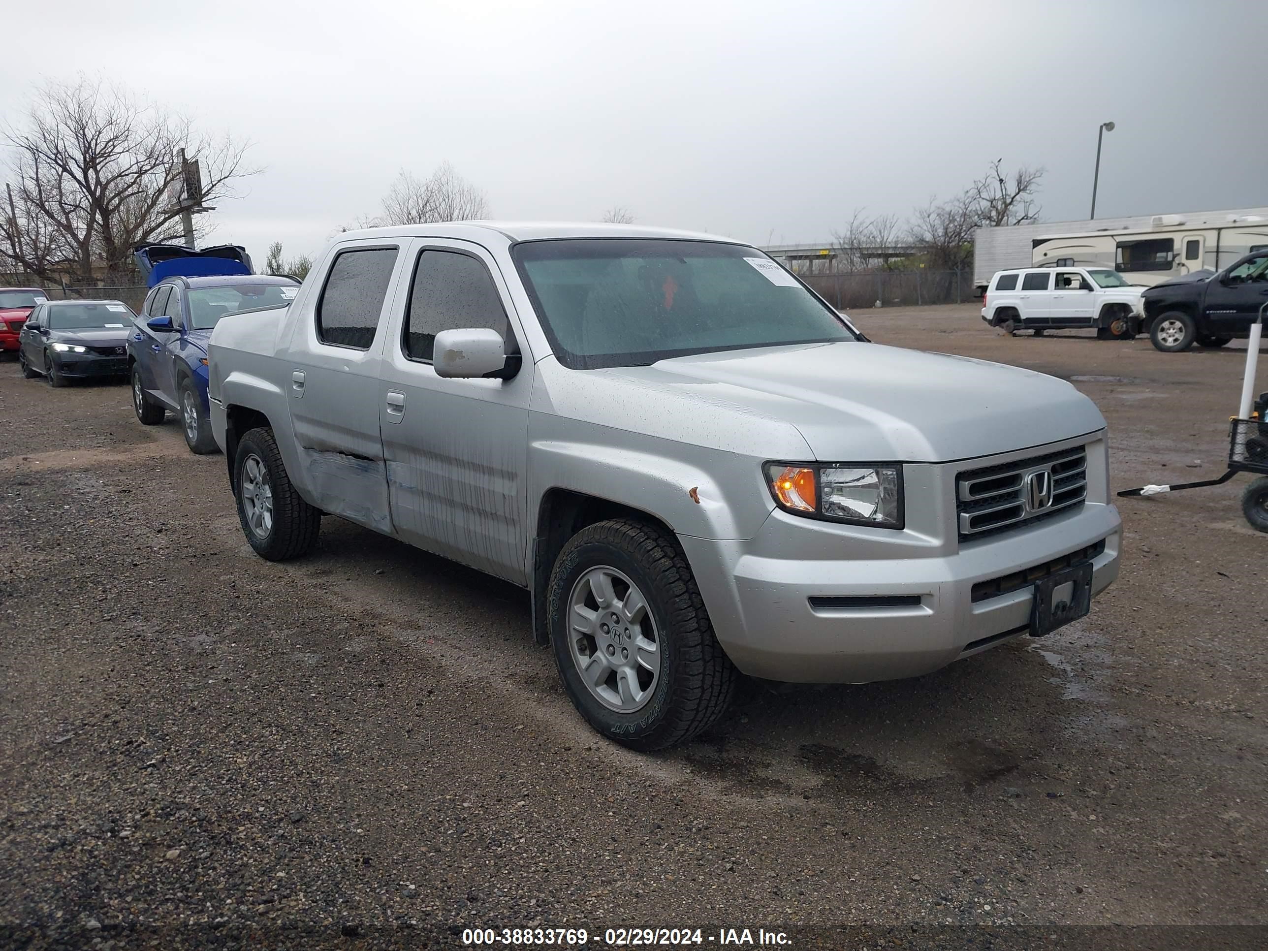 HONDA RIDGELINE 2007 2hjyk16407h521699