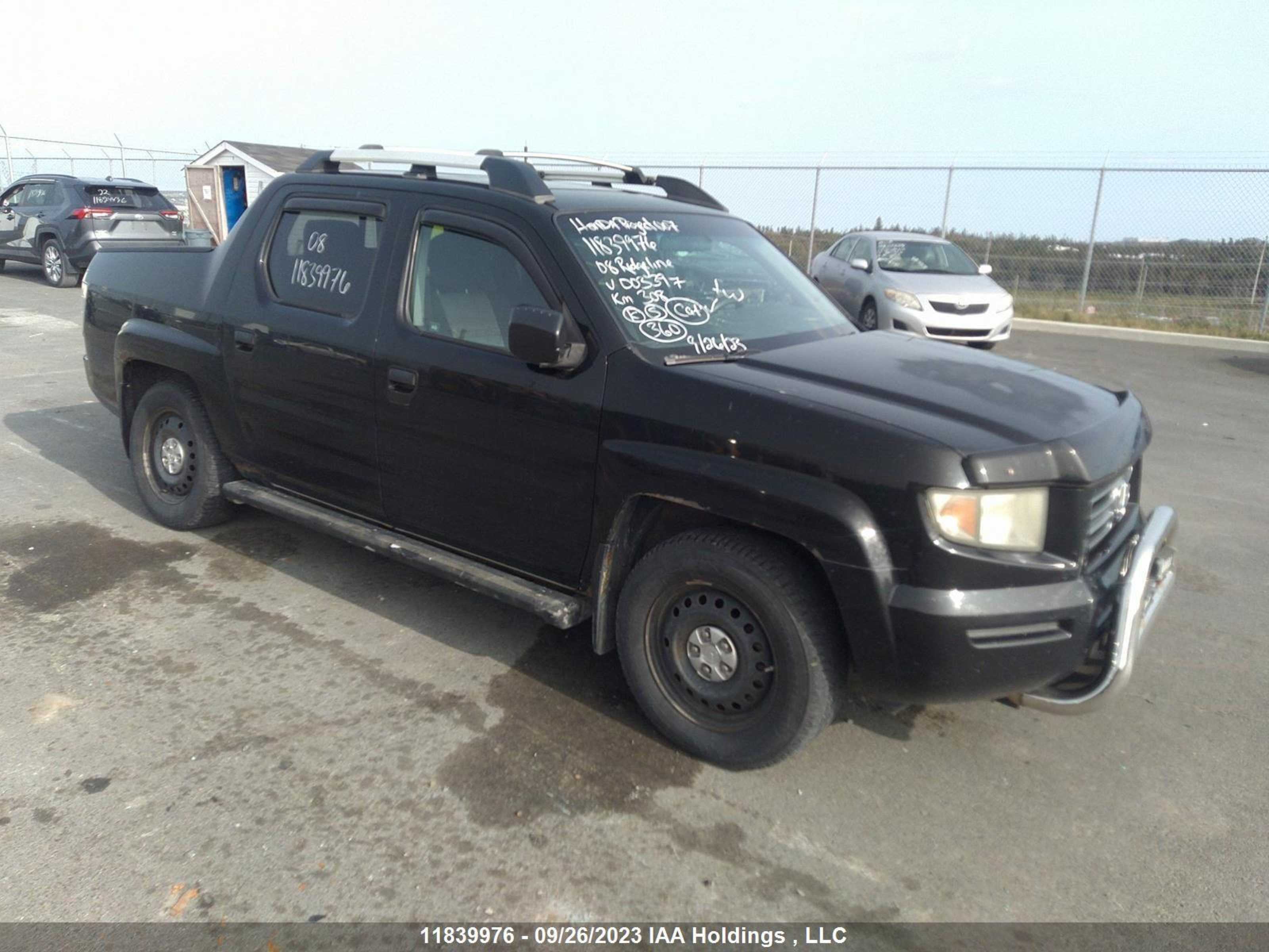 HONDA RIDGELINE 2008 2hjyk16408h003397