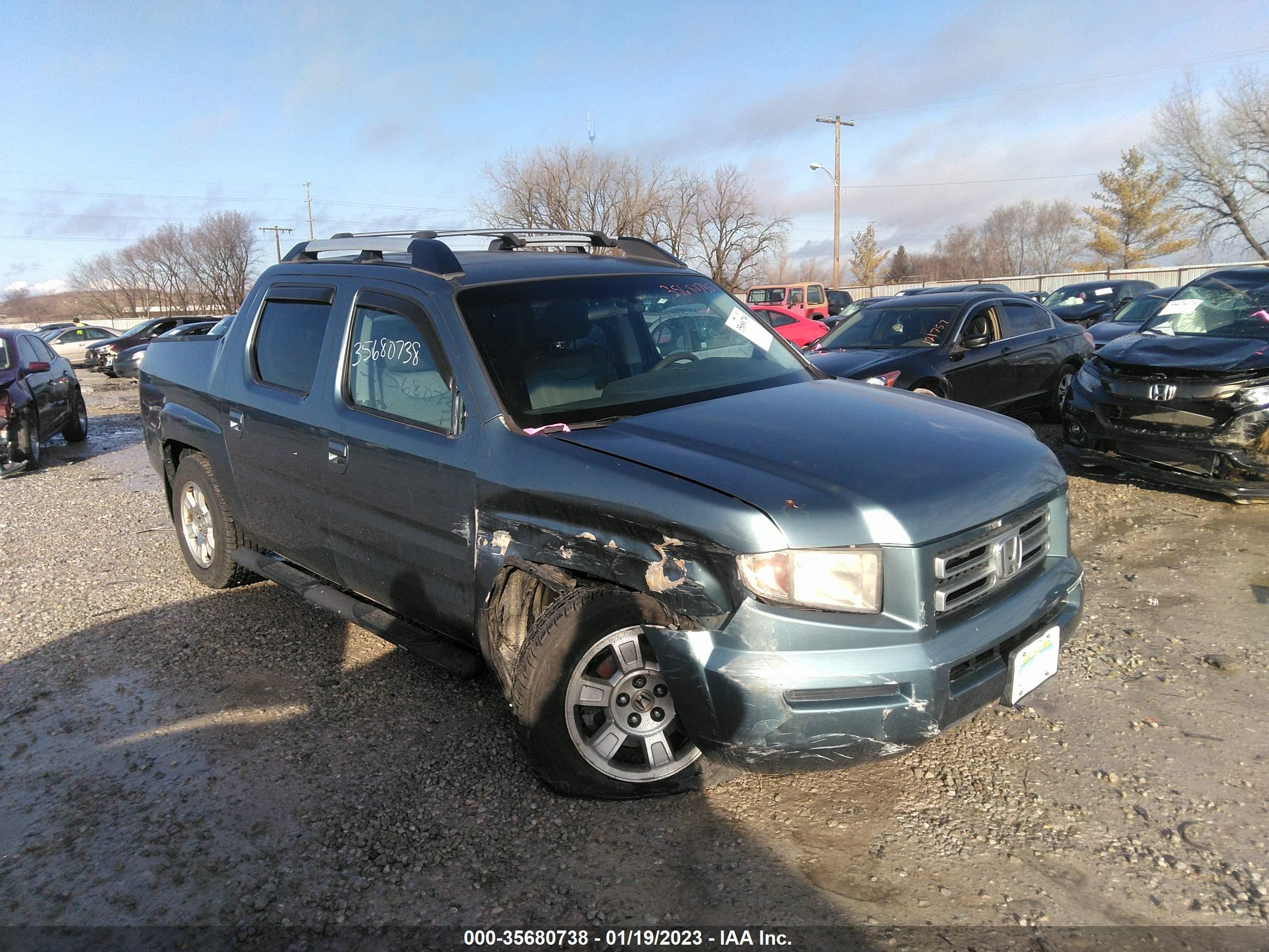 HONDA RIDGELINE 2008 2hjyk16408h510932