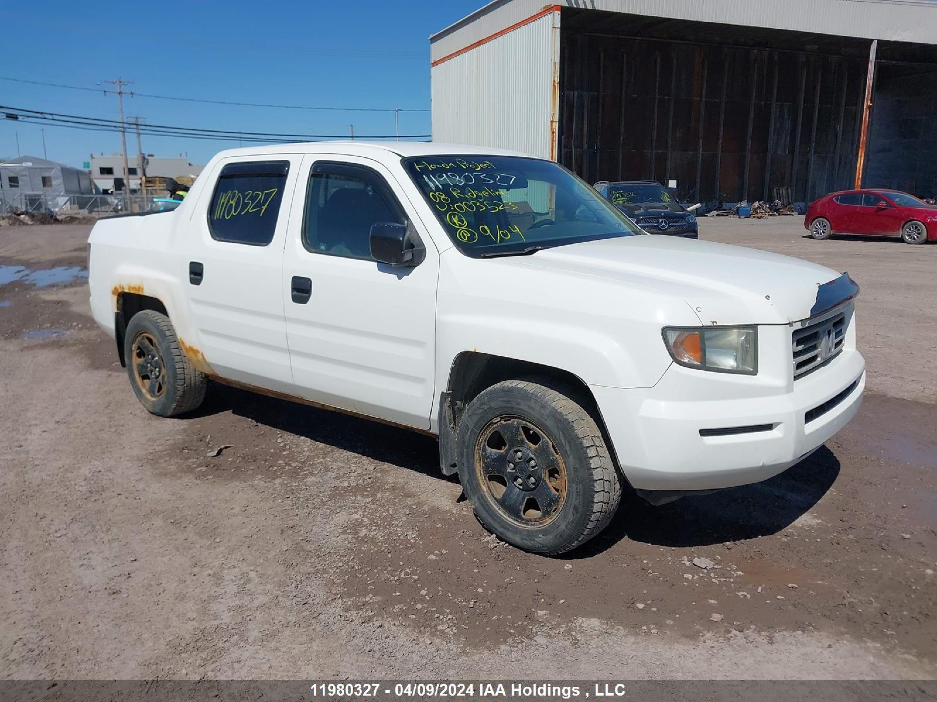 HONDA RIDGELINE 2008 2hjyk16418h003523