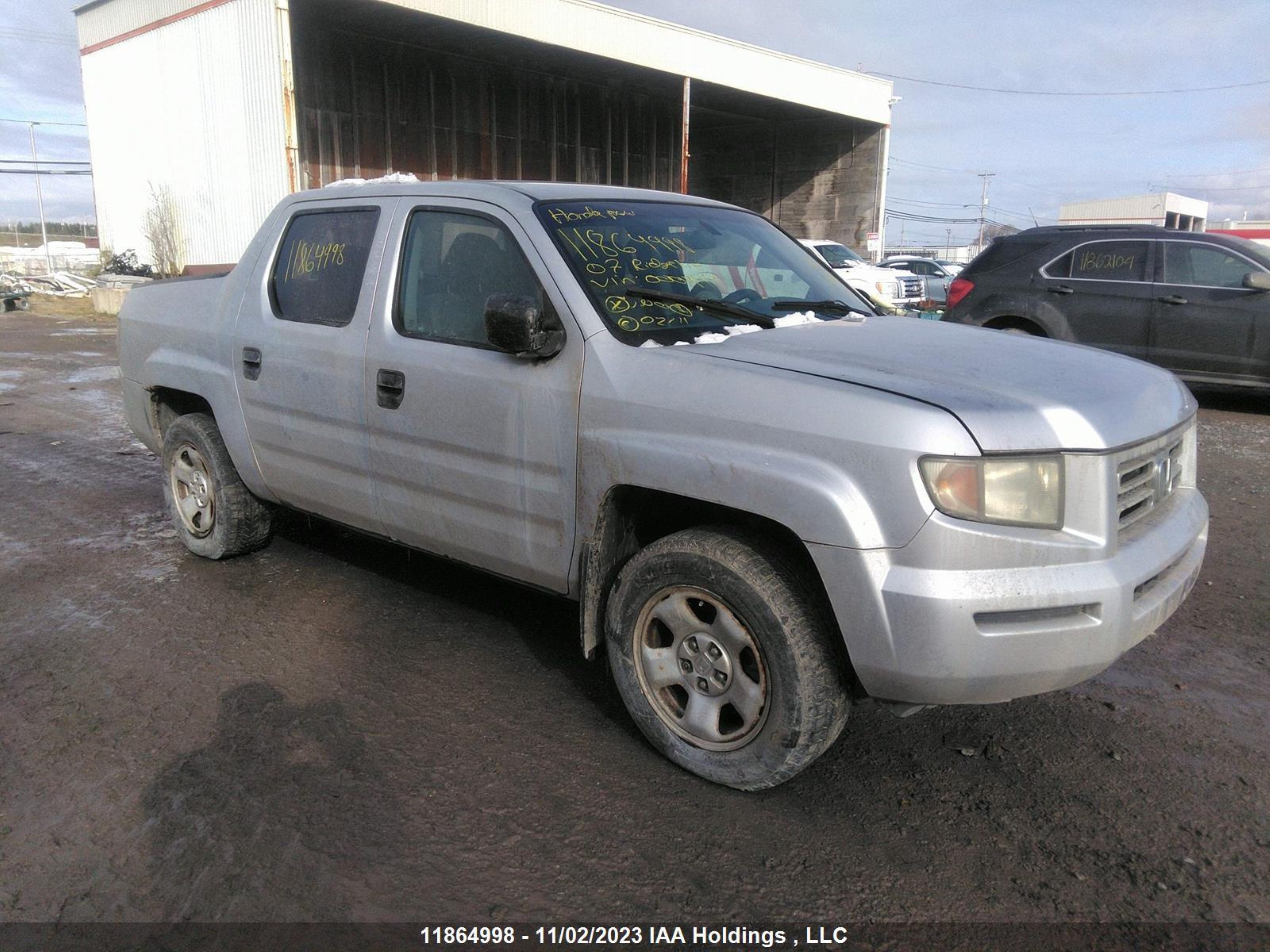 HONDA RIDGELINE 2007 2hjyk16437h000444