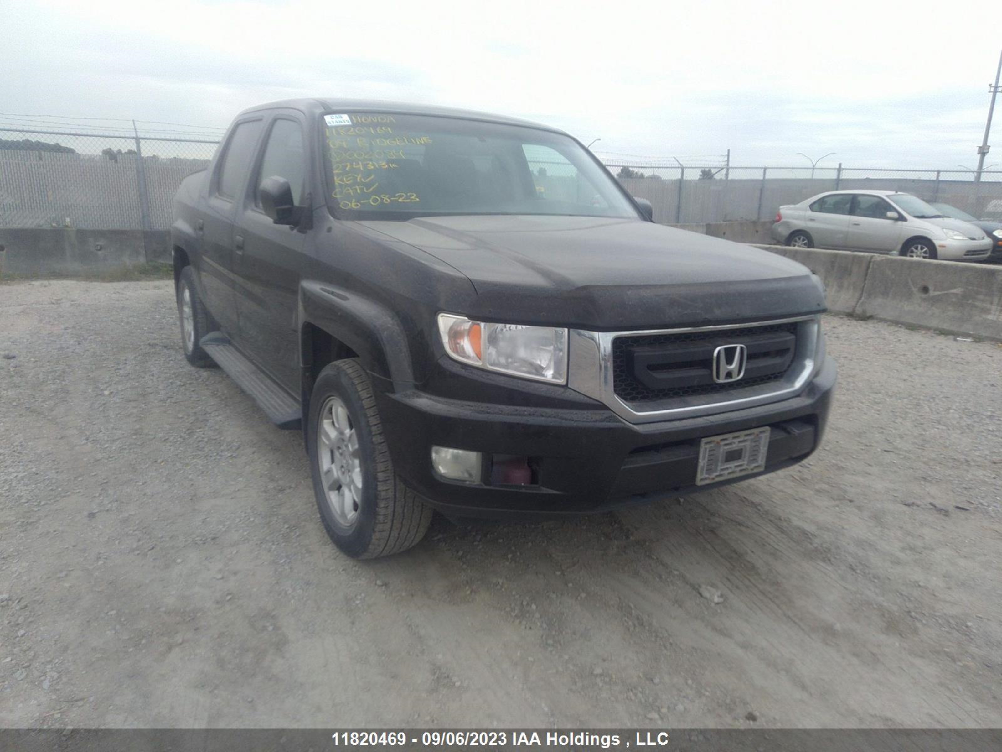 HONDA RIDGELINE 2009 2hjyk16459h002084