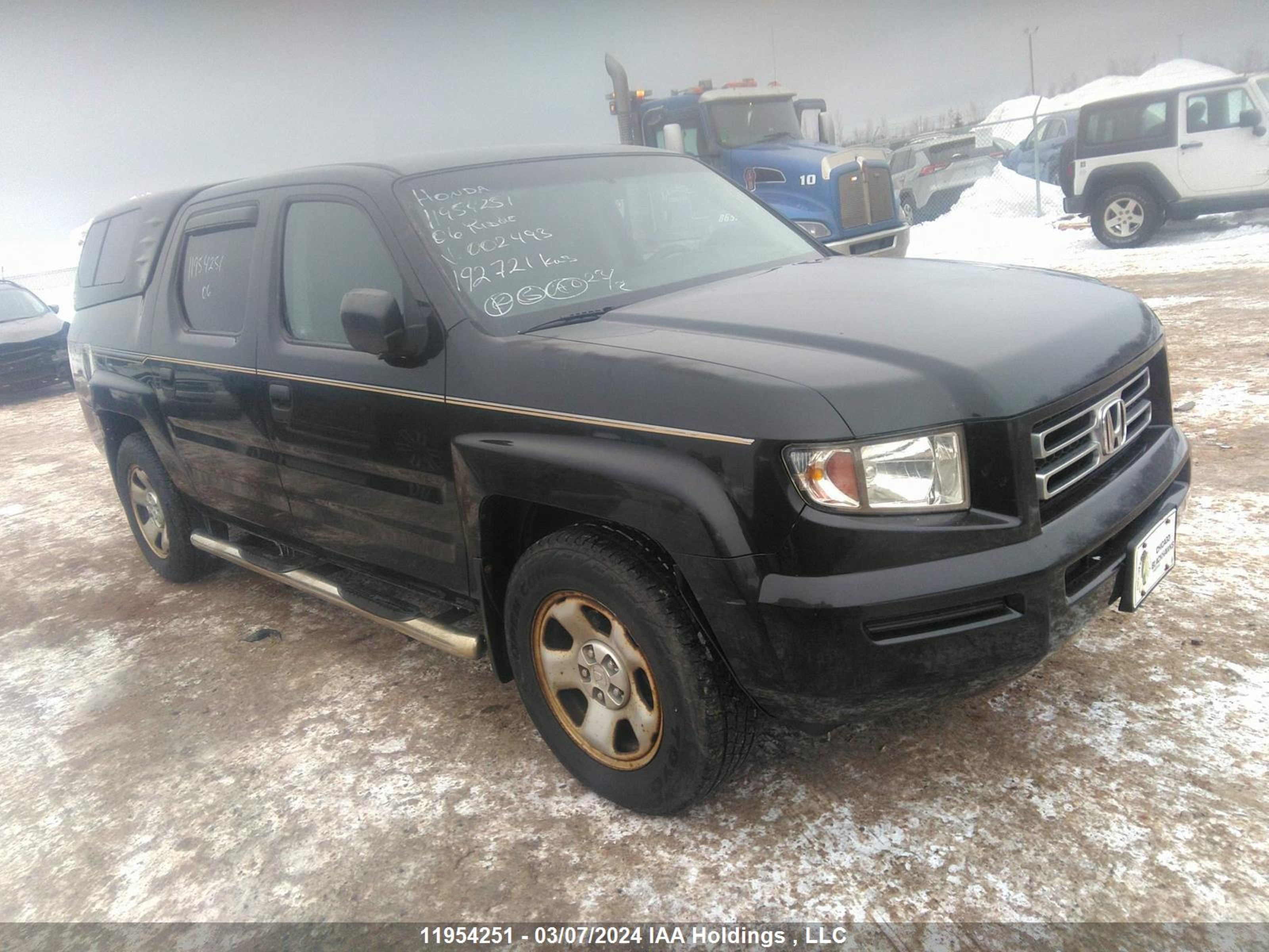 HONDA RIDGELINE 2006 2hjyk16466h002493