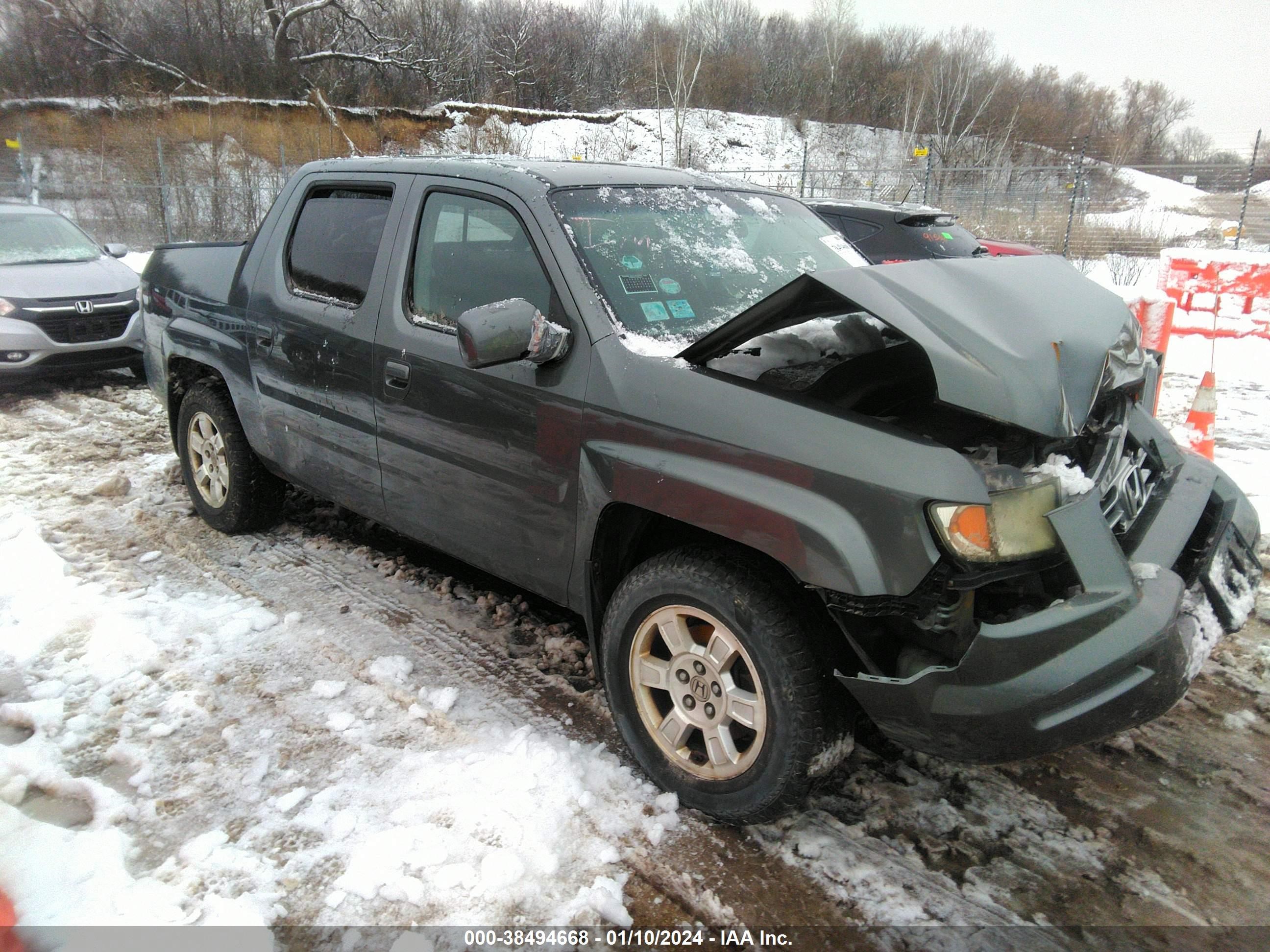 HONDA RIDGELINE 2008 2hjyk16478h532281