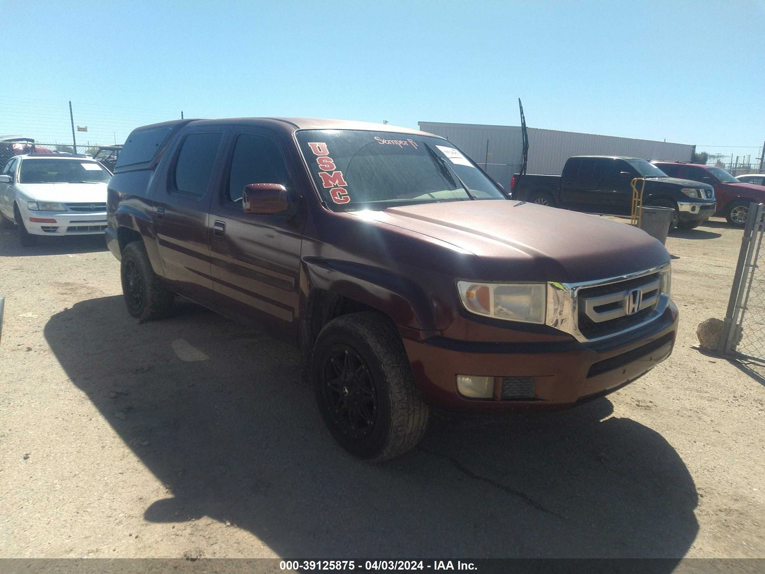 HONDA RIDGELINE 2009 2hjyk16479h502926