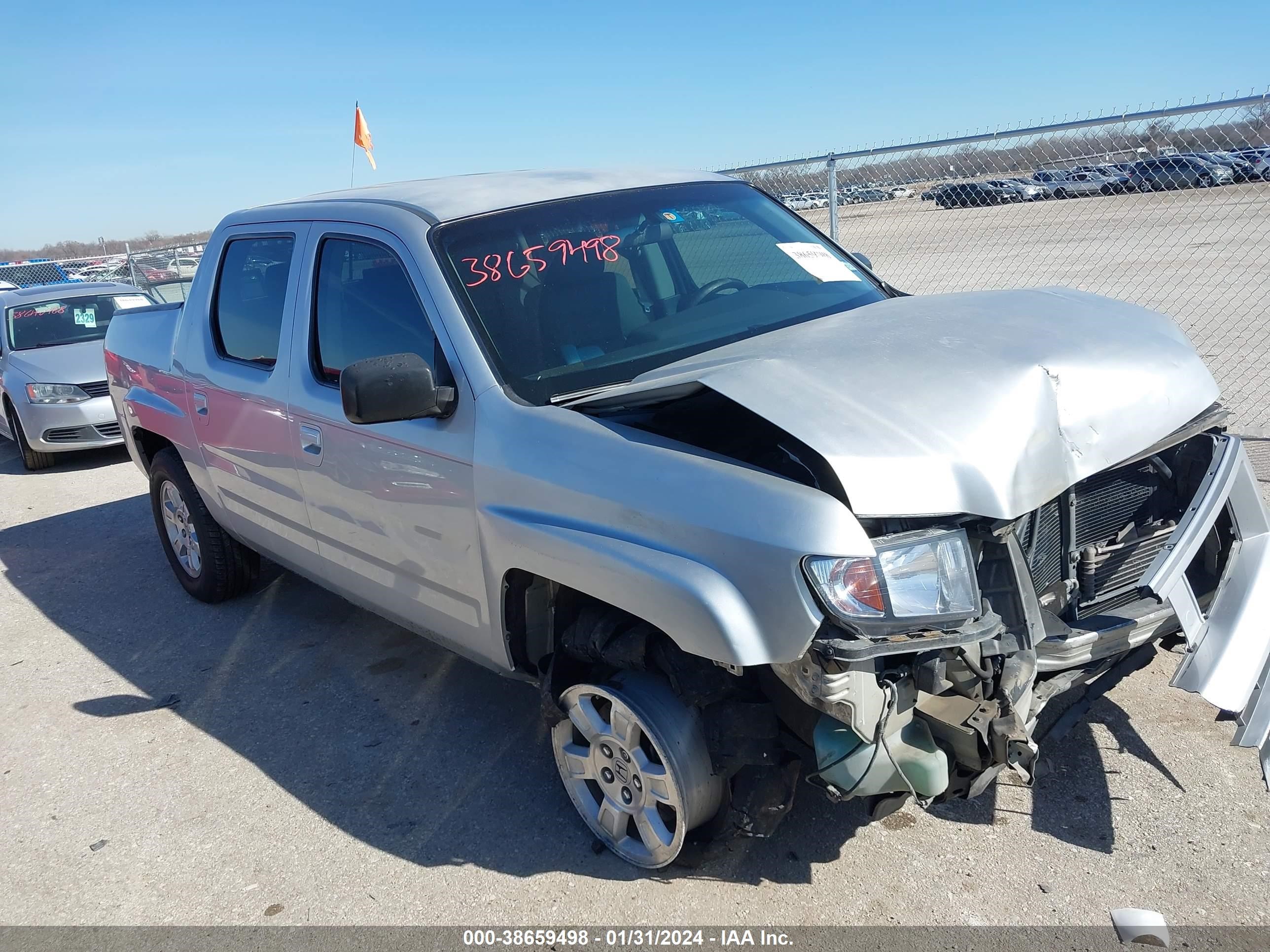 HONDA RIDGELINE 2008 2hjyk16498h523727