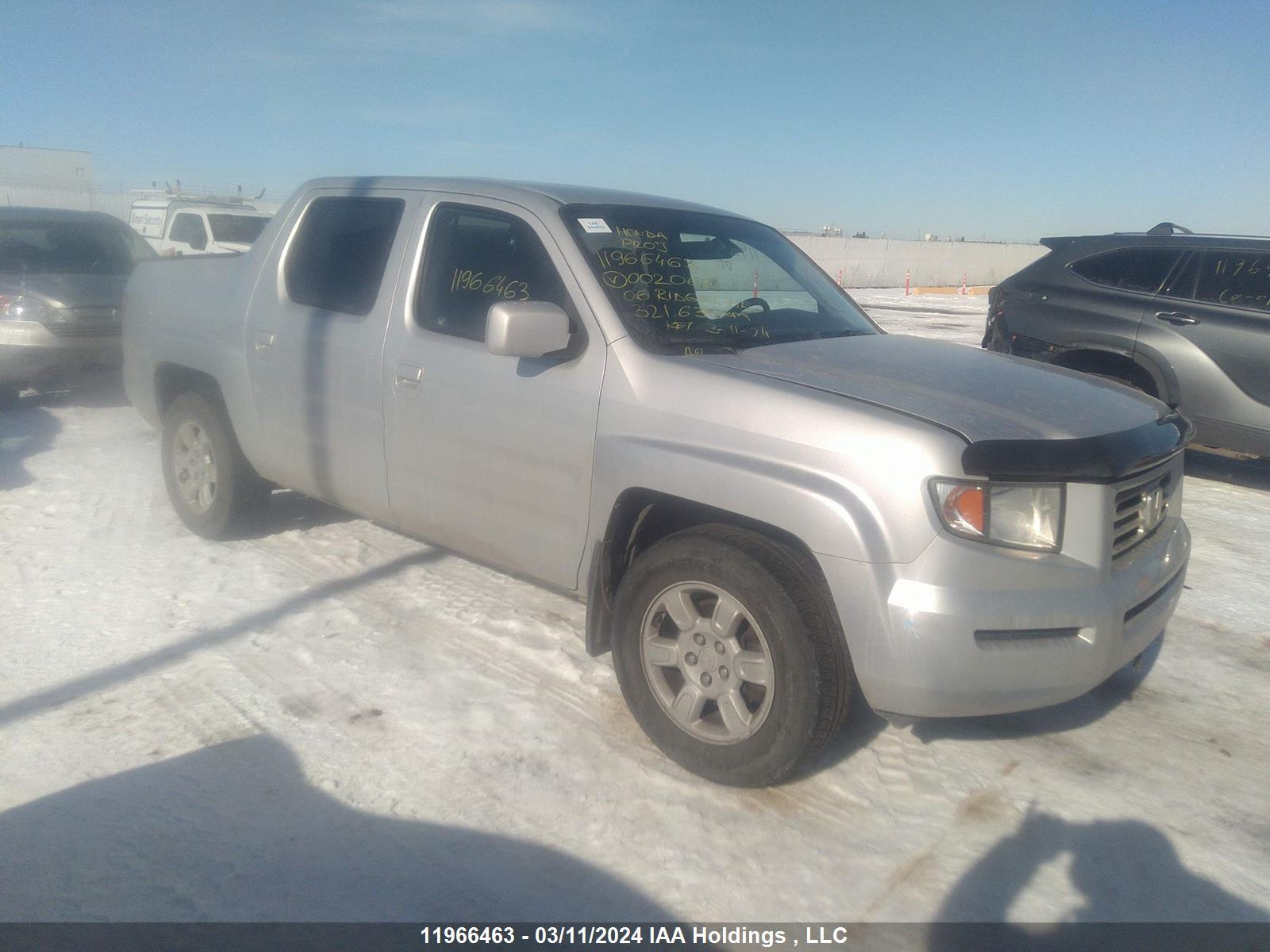 HONDA RIDGELINE 2006 2hjyk16506h002062