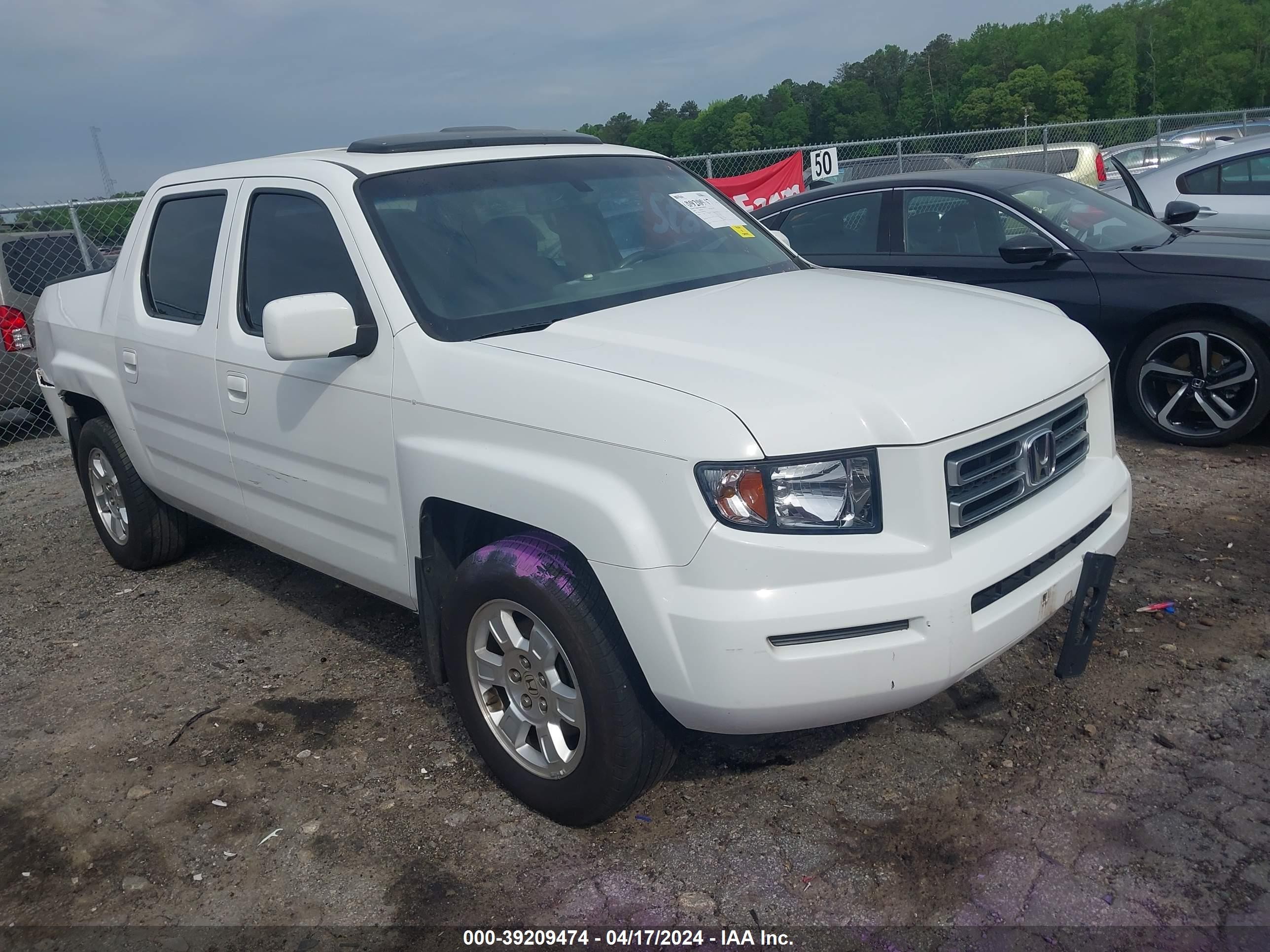 HONDA RIDGELINE 2008 2hjyk16518h503139