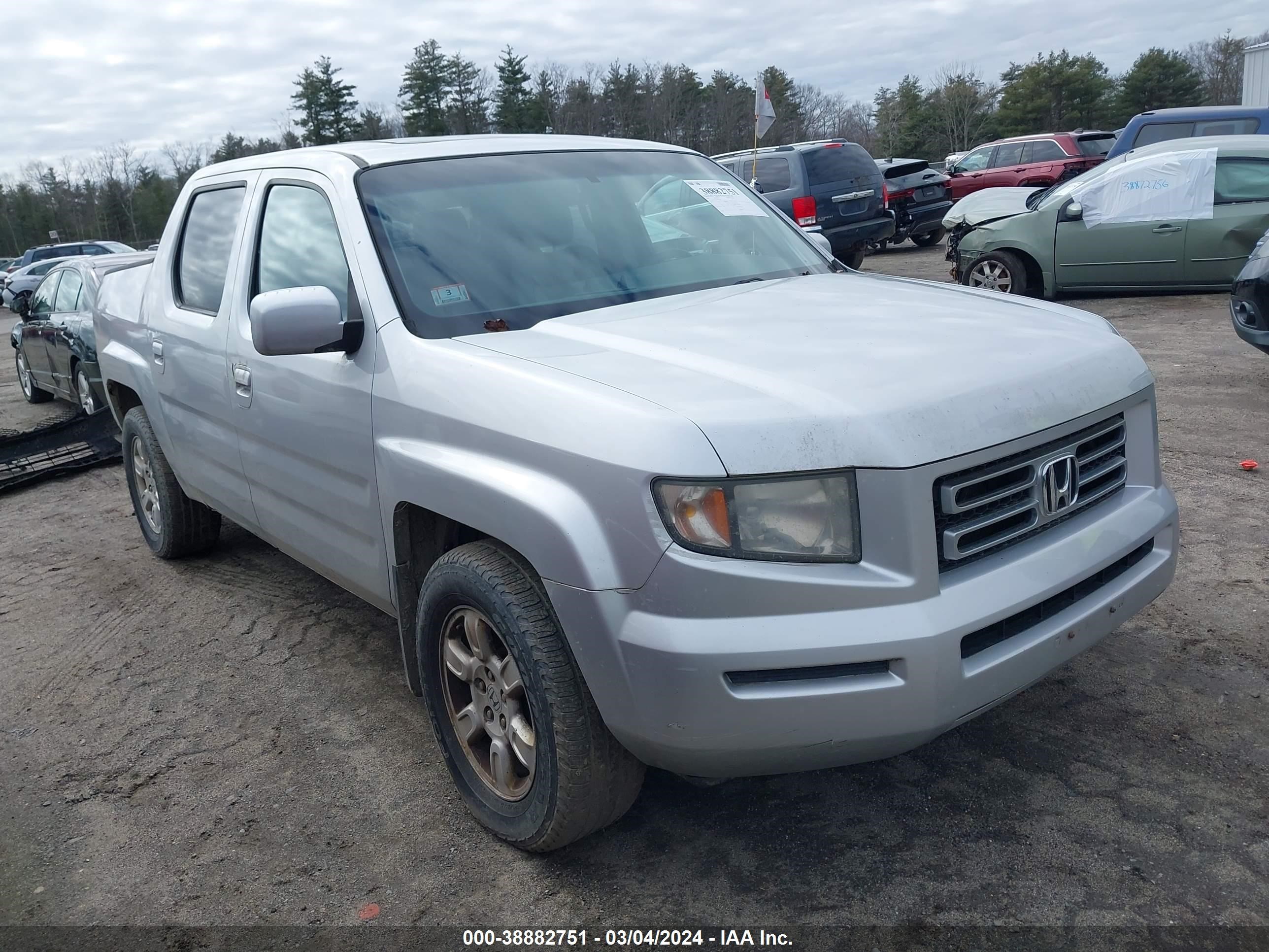 HONDA RIDGELINE 2007 2hjyk16537h504386