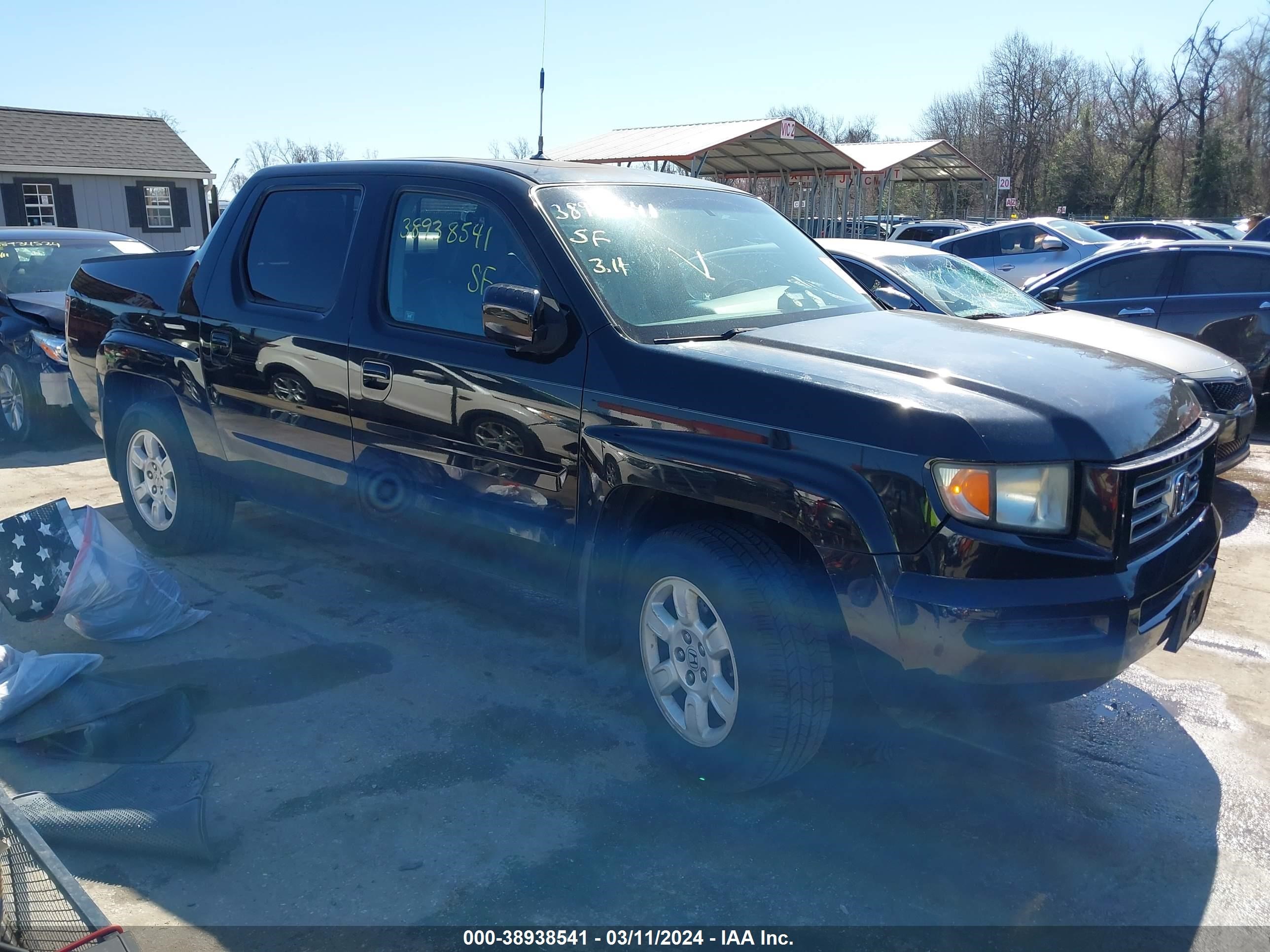 HONDA RIDGELINE 2007 2hjyk16557h522565