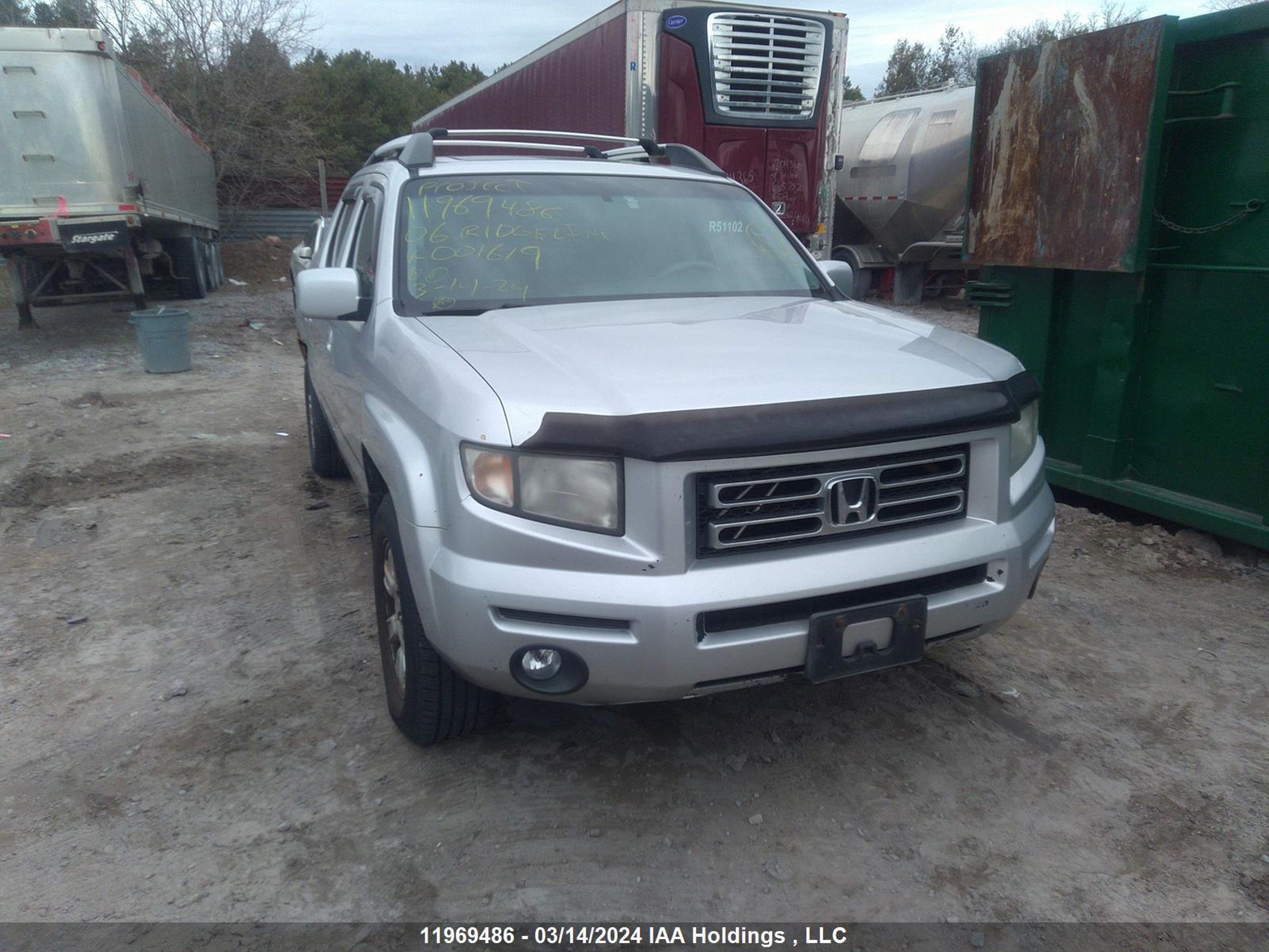 HONDA RIDGELINE 2006 2hjyk16576h001619