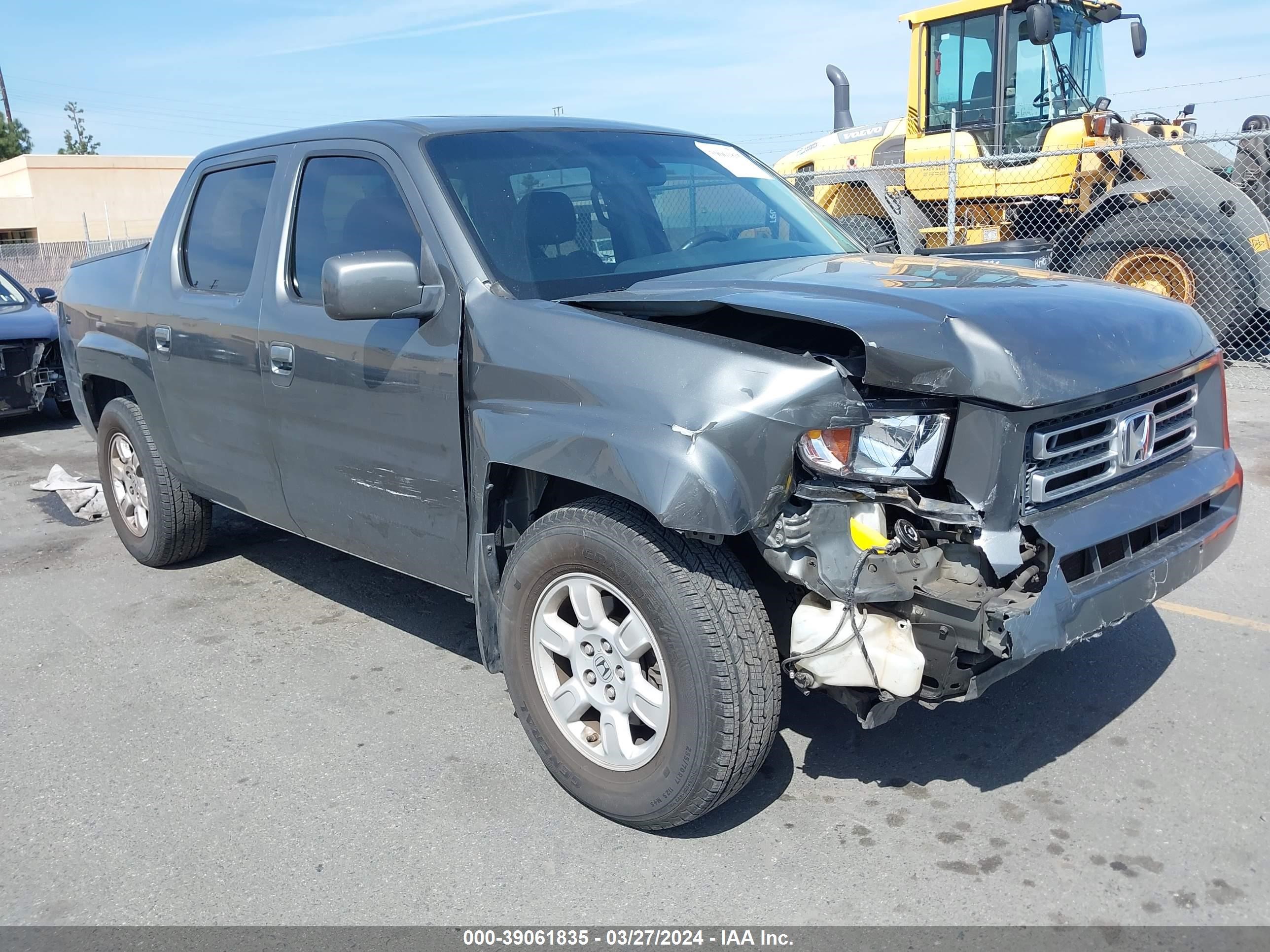 HONDA RIDGELINE 2007 2hjyk16577h504729