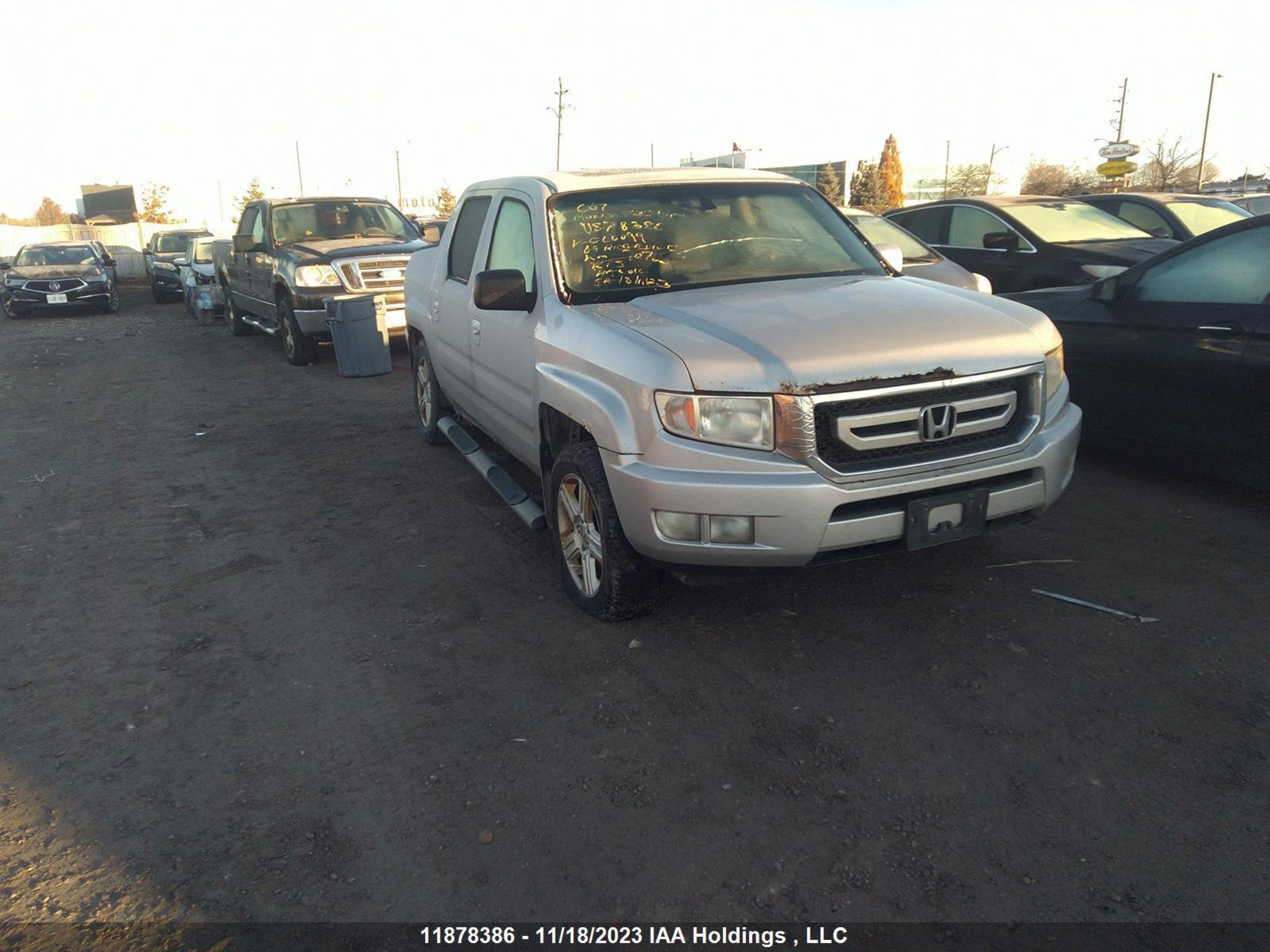 HONDA RIDGELINE 2009 2hjyk16579h000099