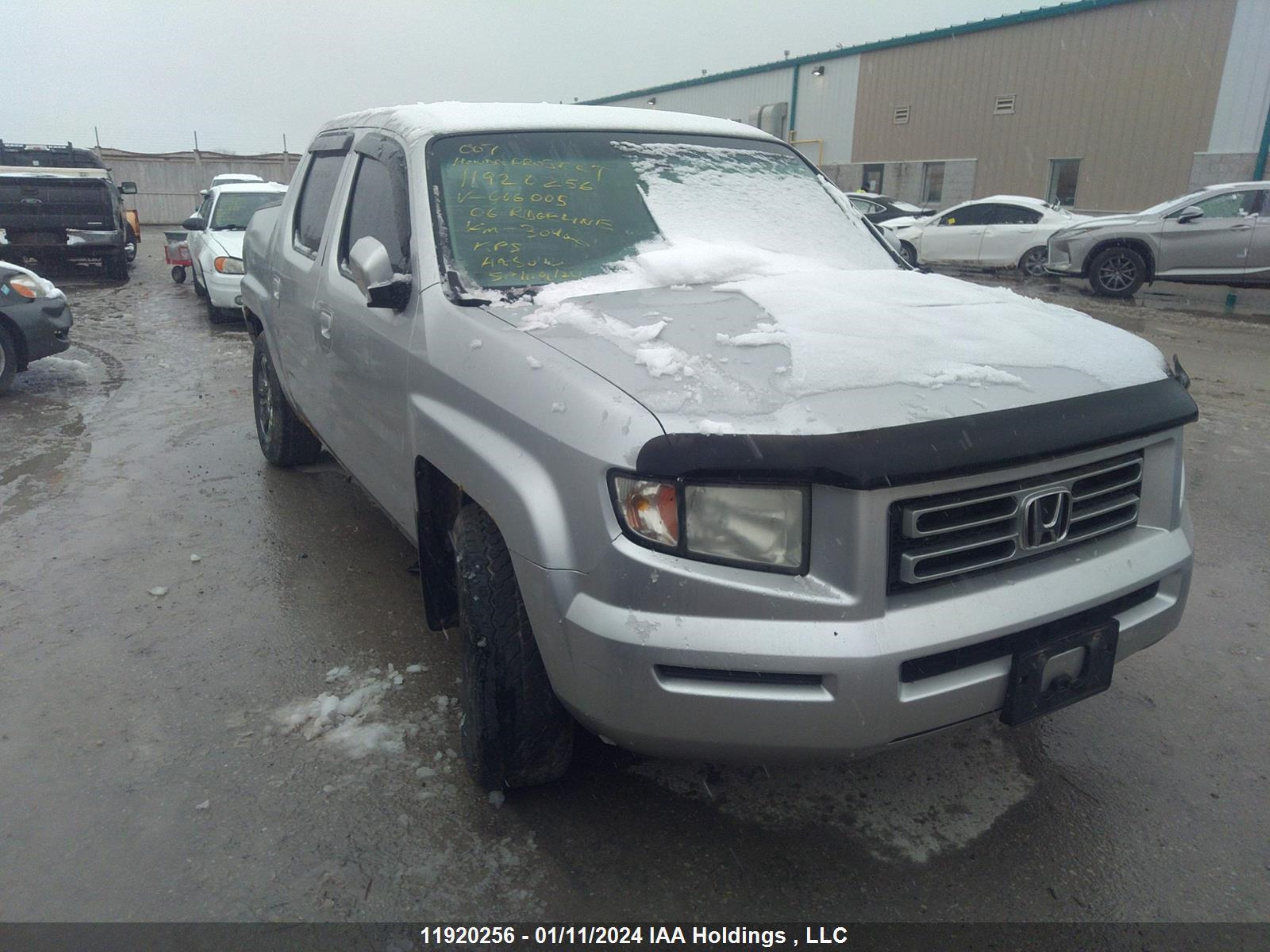 HONDA RIDGELINE 2006 2hjyk16586h006005