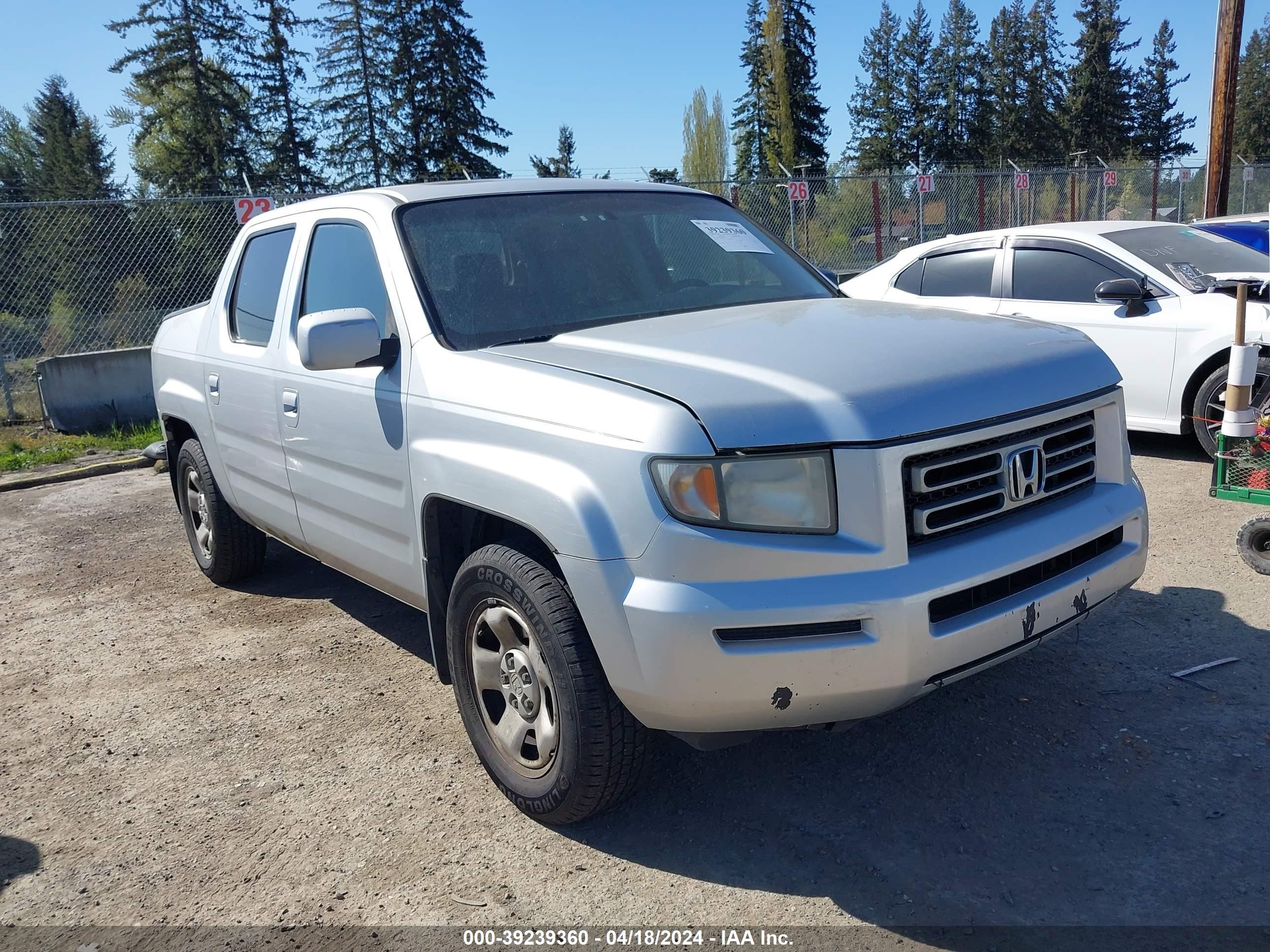 HONDA RIDGELINE 2006 2hjyk16586h509355