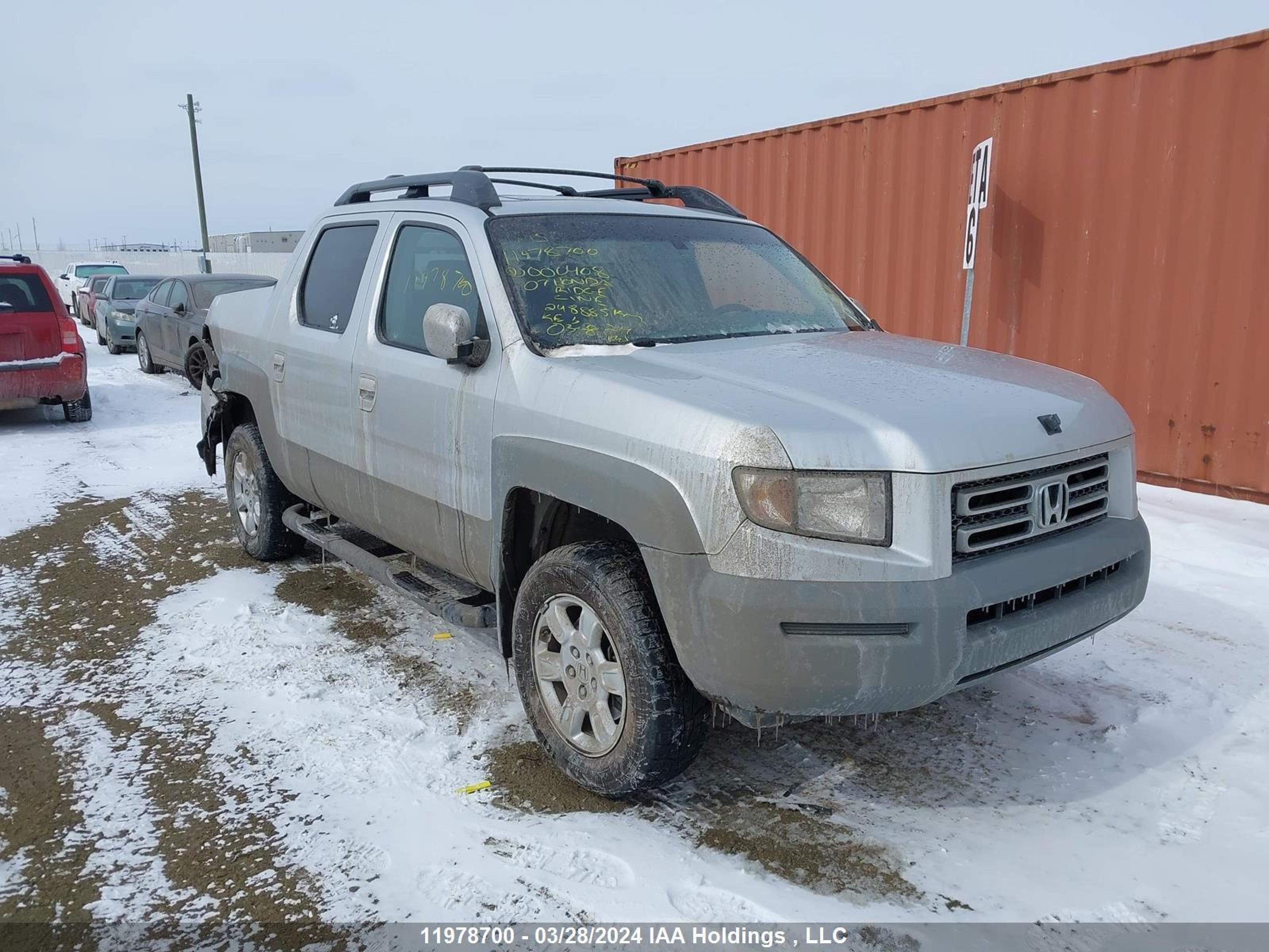 HONDA RIDGELINE 2007 2hjyk16597h000408