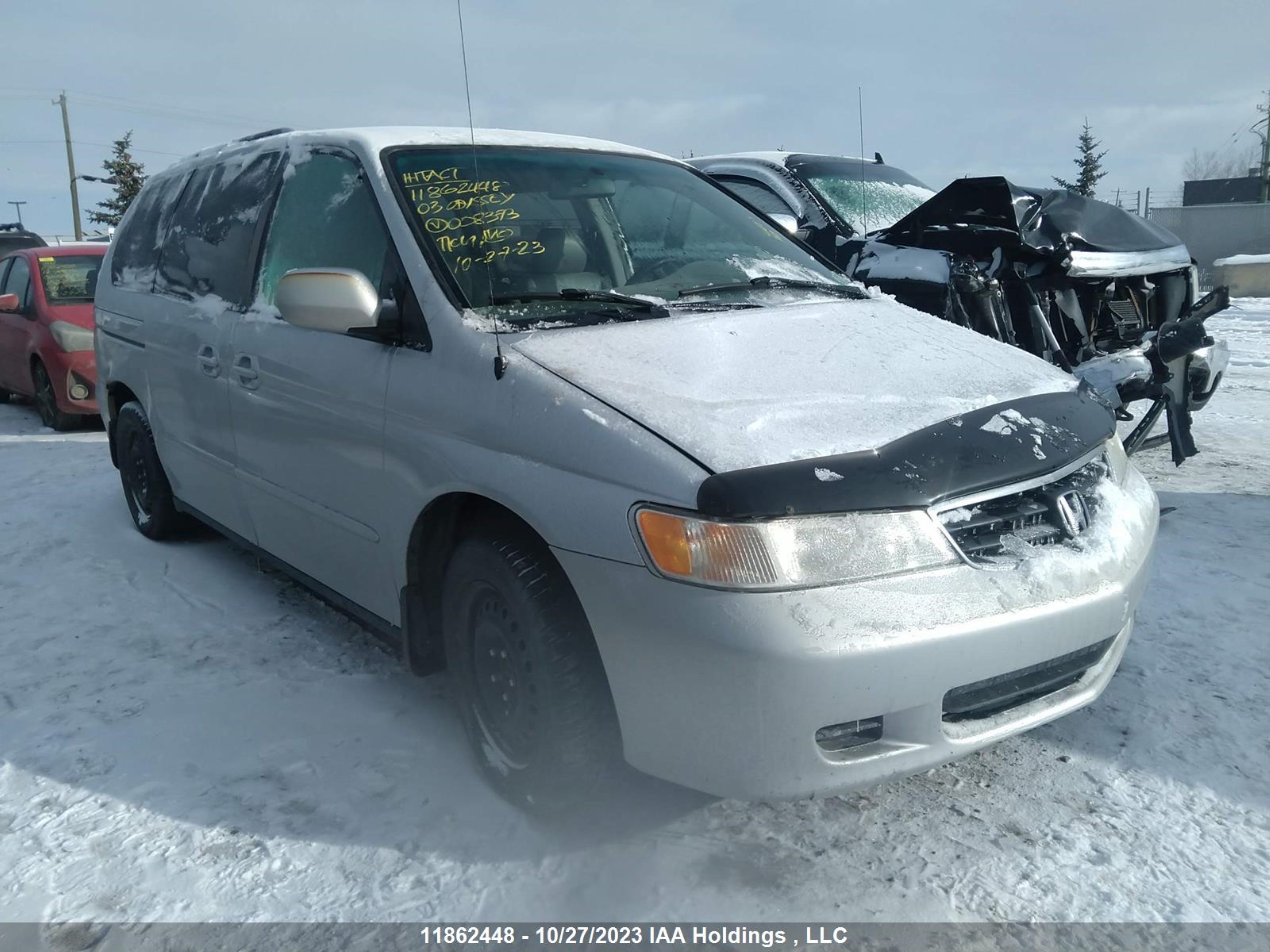 HONDA ODYSSEY 2003 2hkrl18003h008373