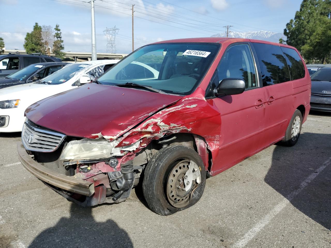 HONDA ODYSSEY 2002 2hkrl18542h506960