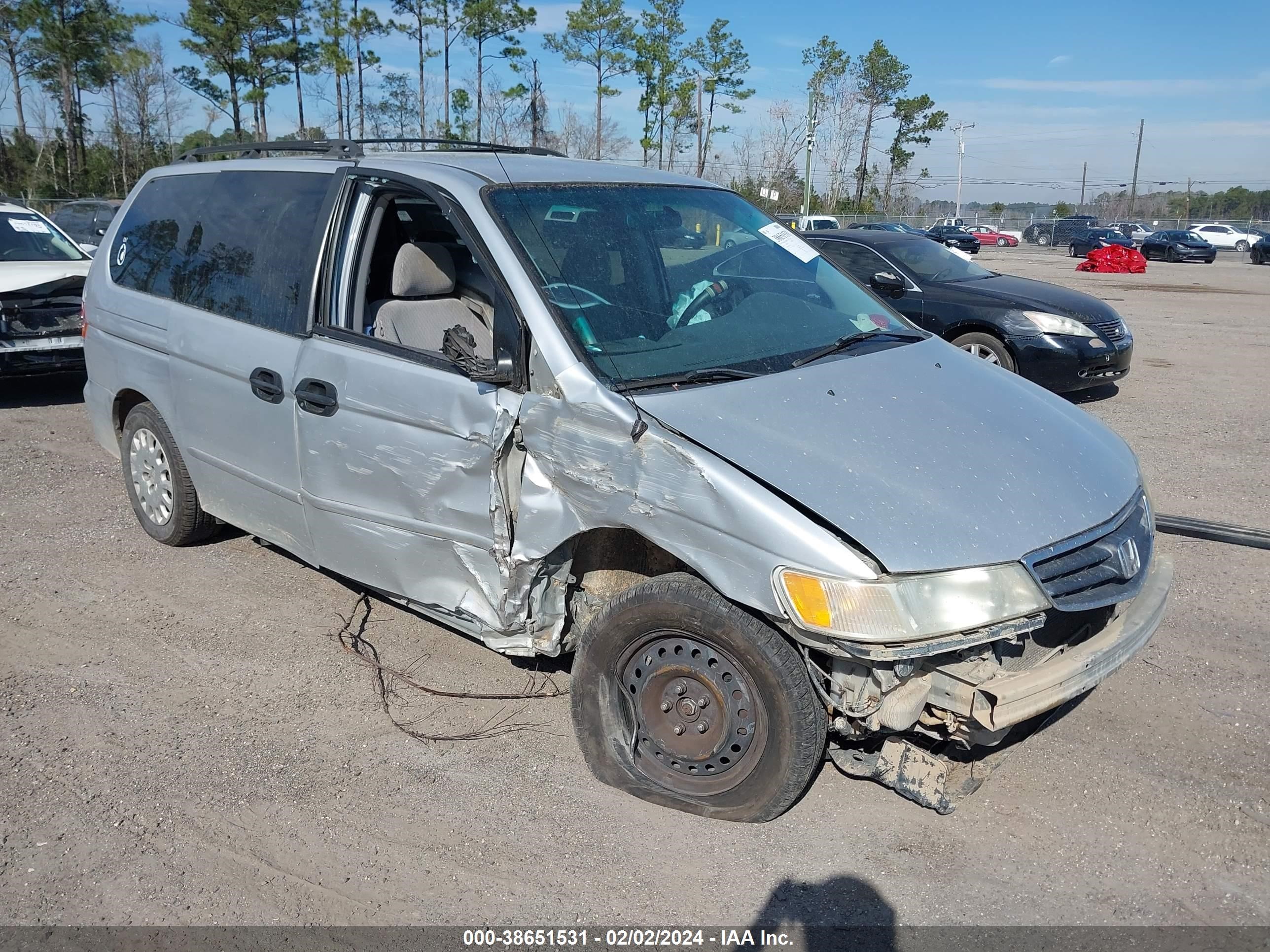 HONDA ODYSSEY 2002 2hkrl18562h522318