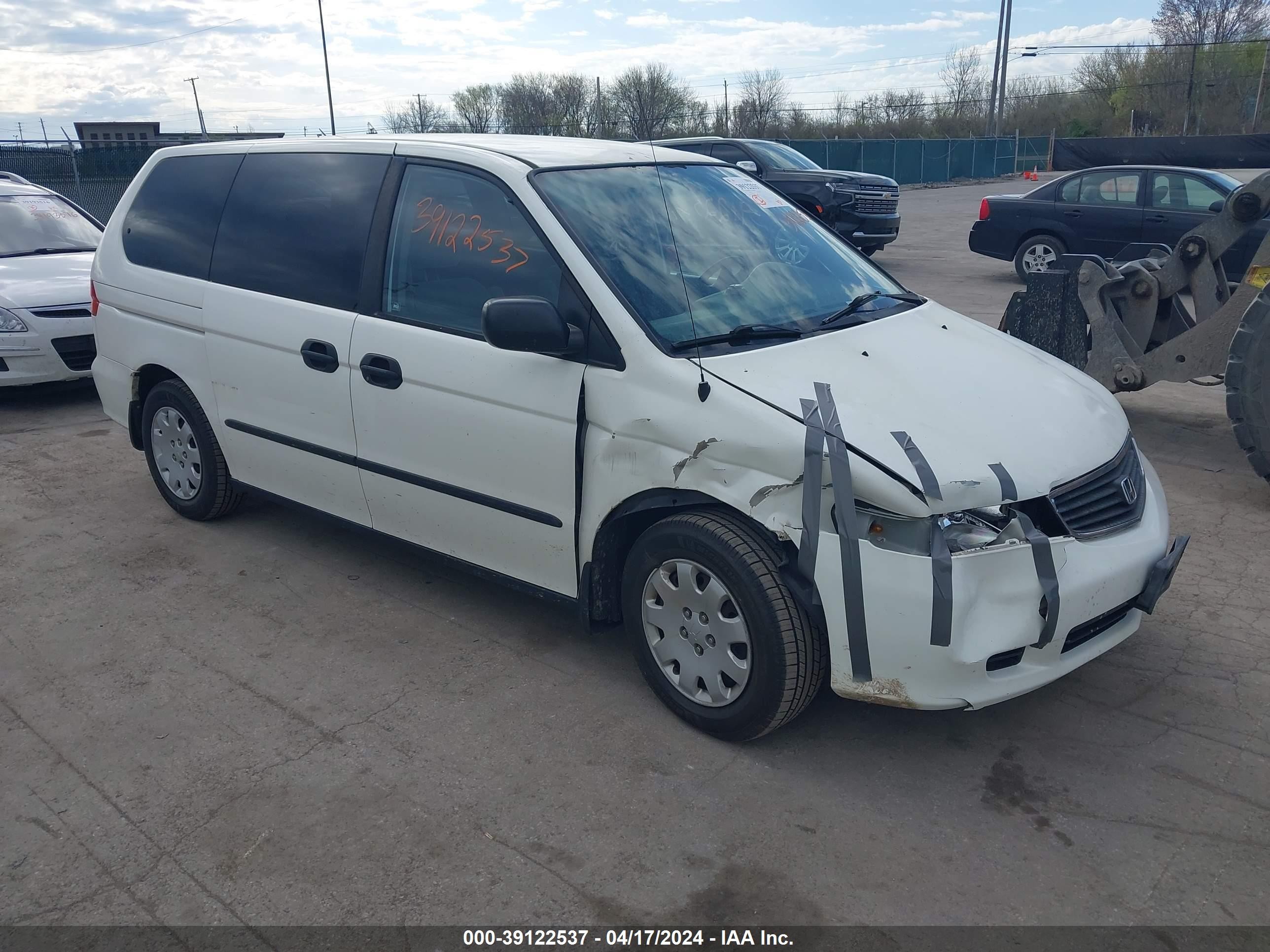 HONDA ODYSSEY 2001 2hkrl18591h516236