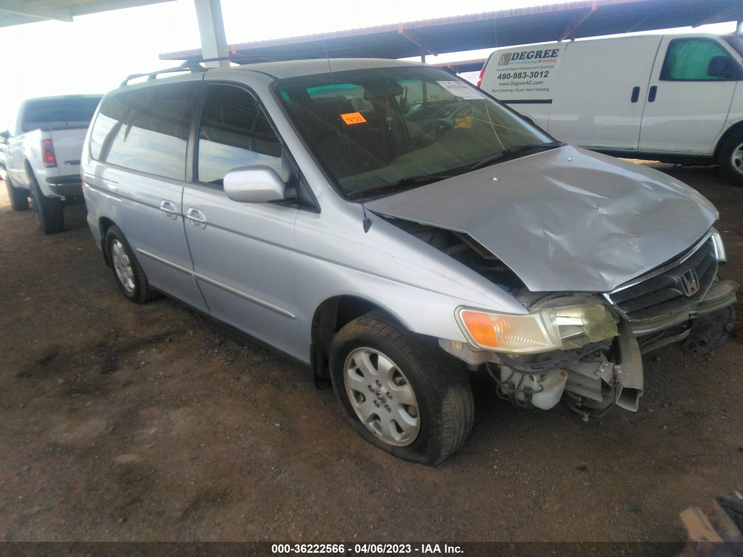 HONDA ODYSSEY 2002 2hkrl18602h516071