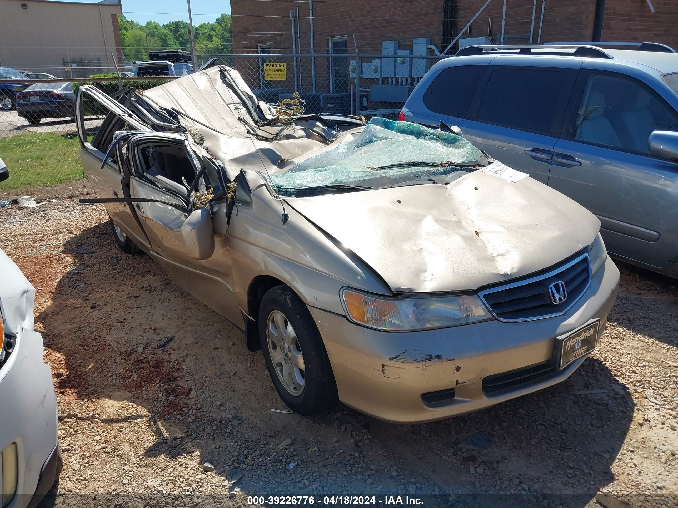 HONDA ODYSSEY 2002 2hkrl18612h504849