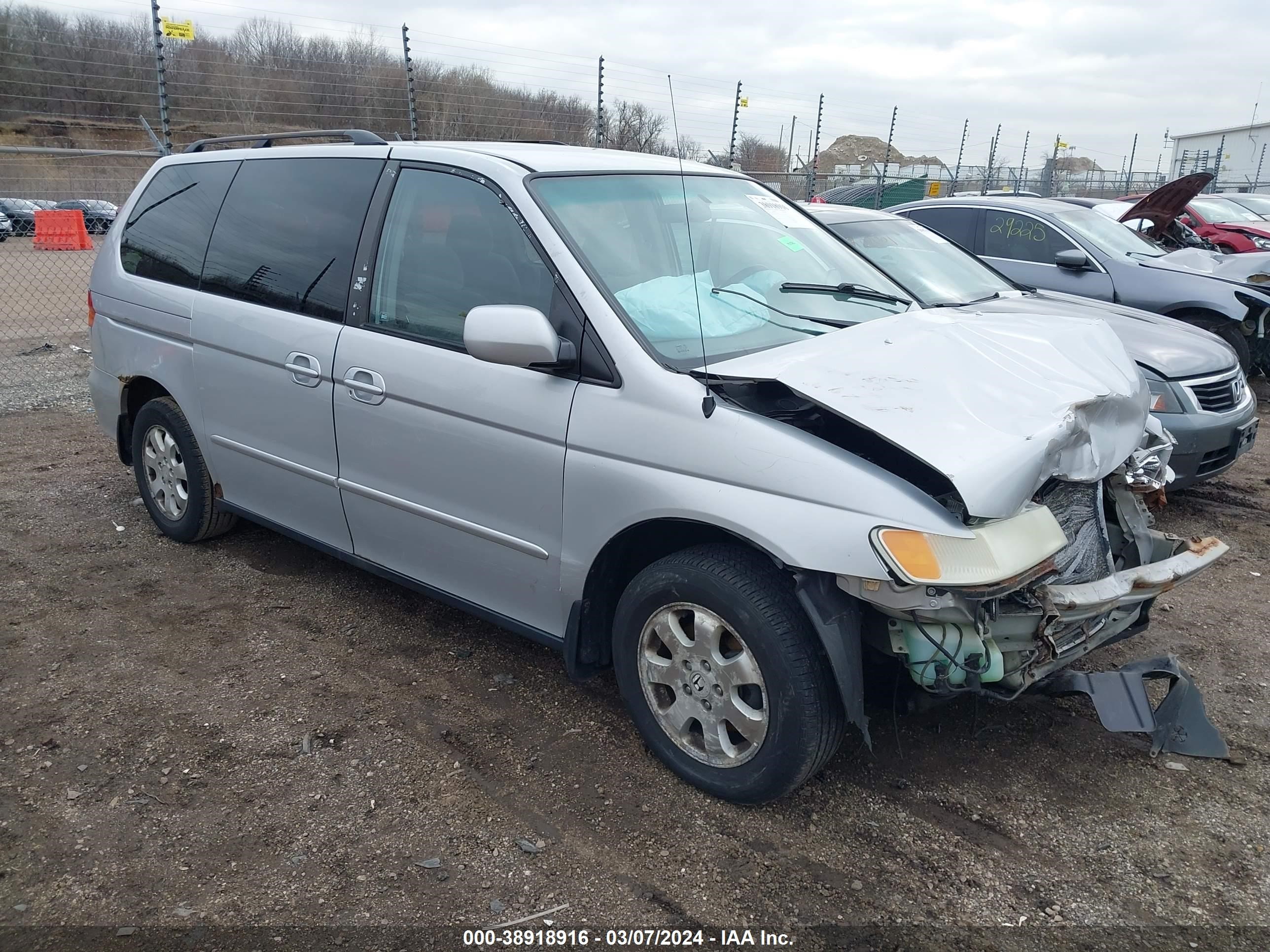 HONDA ODYSSEY 2002 2hkrl18612h516077