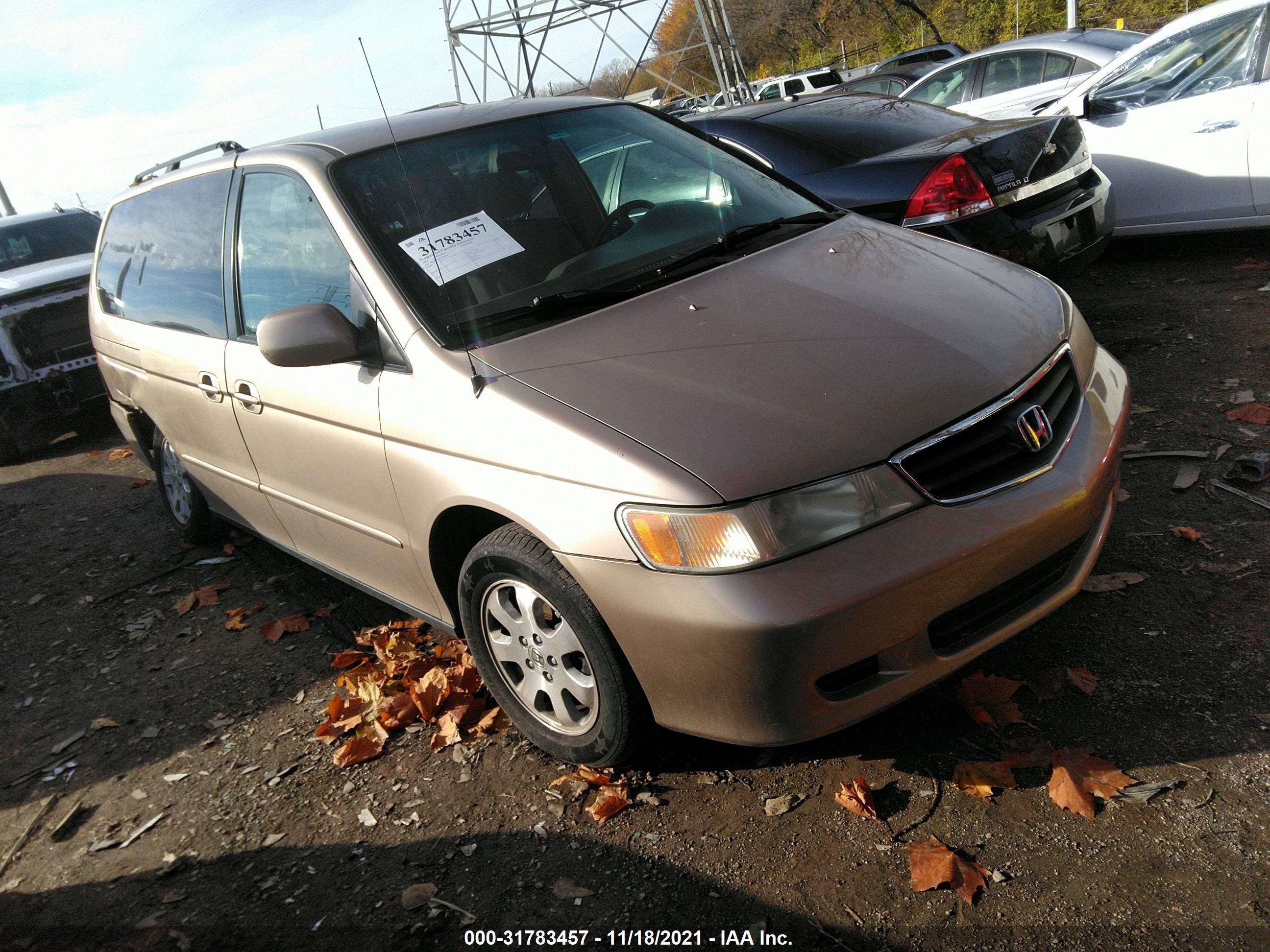 HONDA ODYSSEY 2002 2hkrl18612h589708