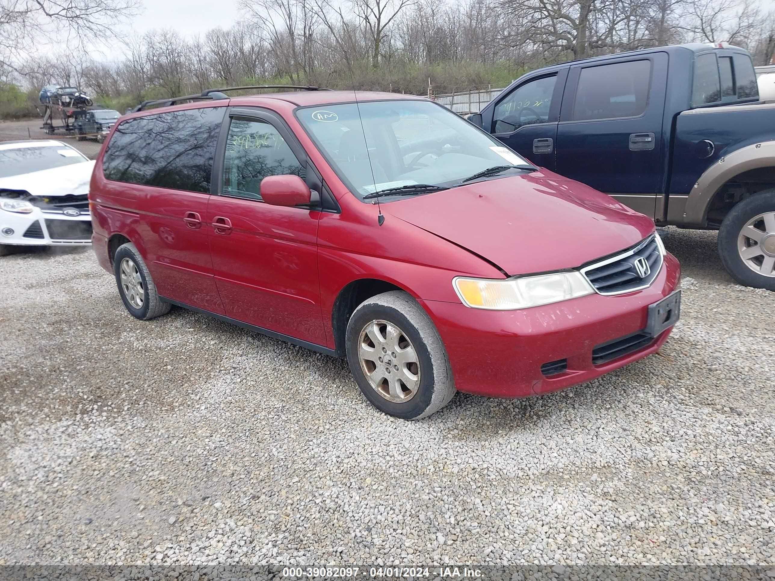 HONDA ODYSSEY 2002 2hkrl18622h536130