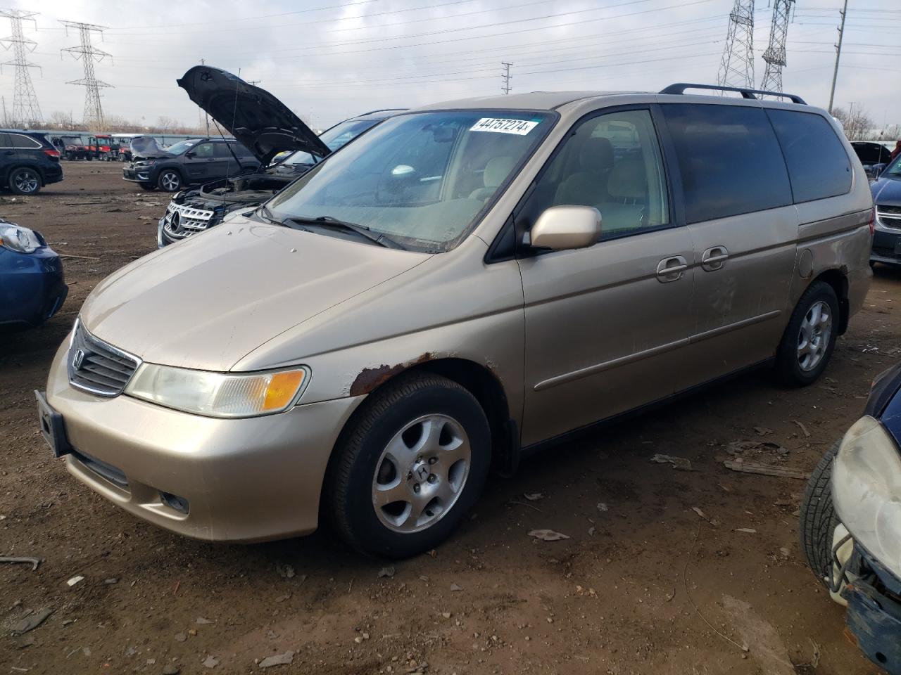 HONDA ODYSSEY 2000 2hkrl1863yh548117