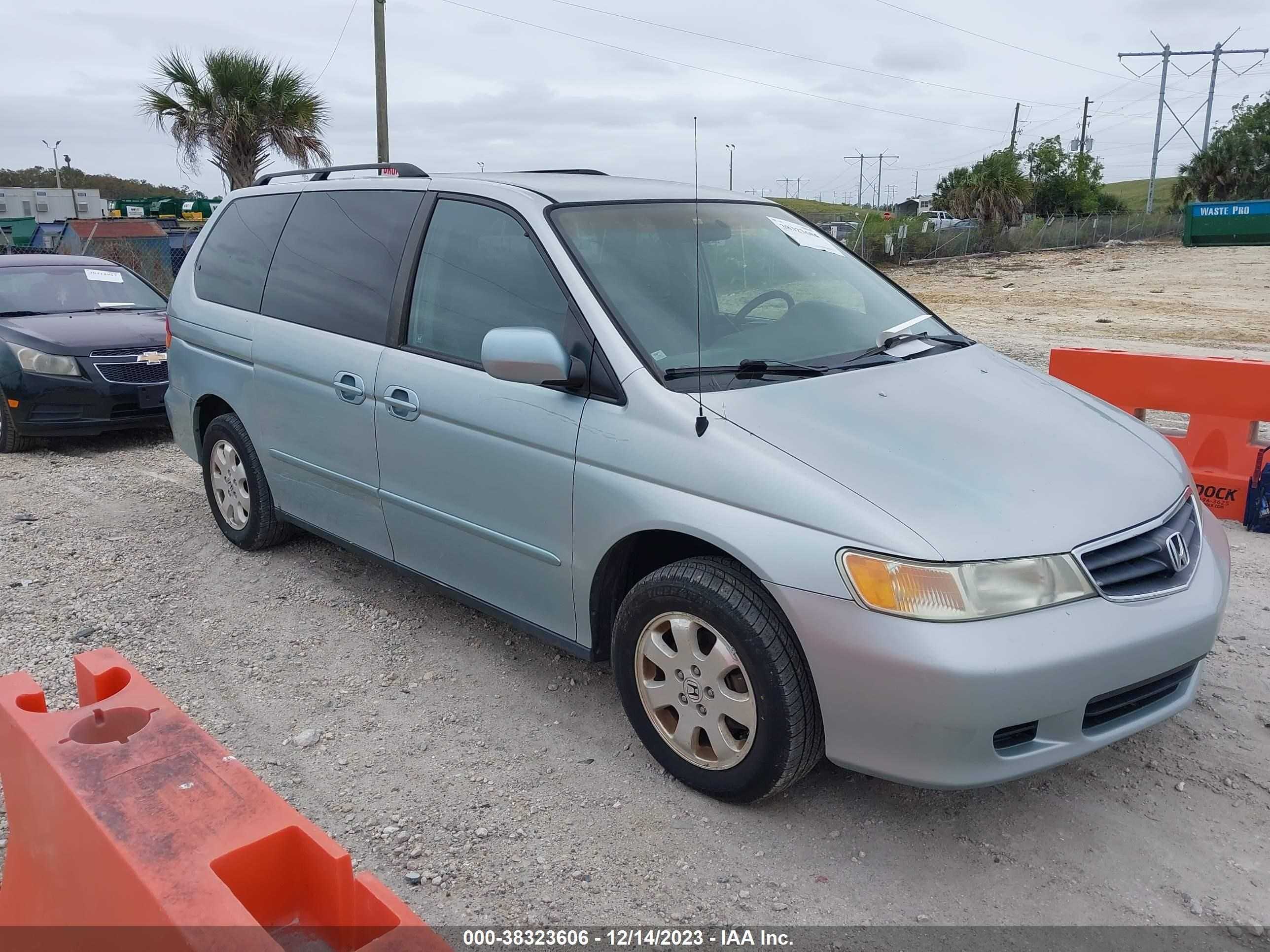 HONDA ODYSSEY 2002 2hkrl18642h587533