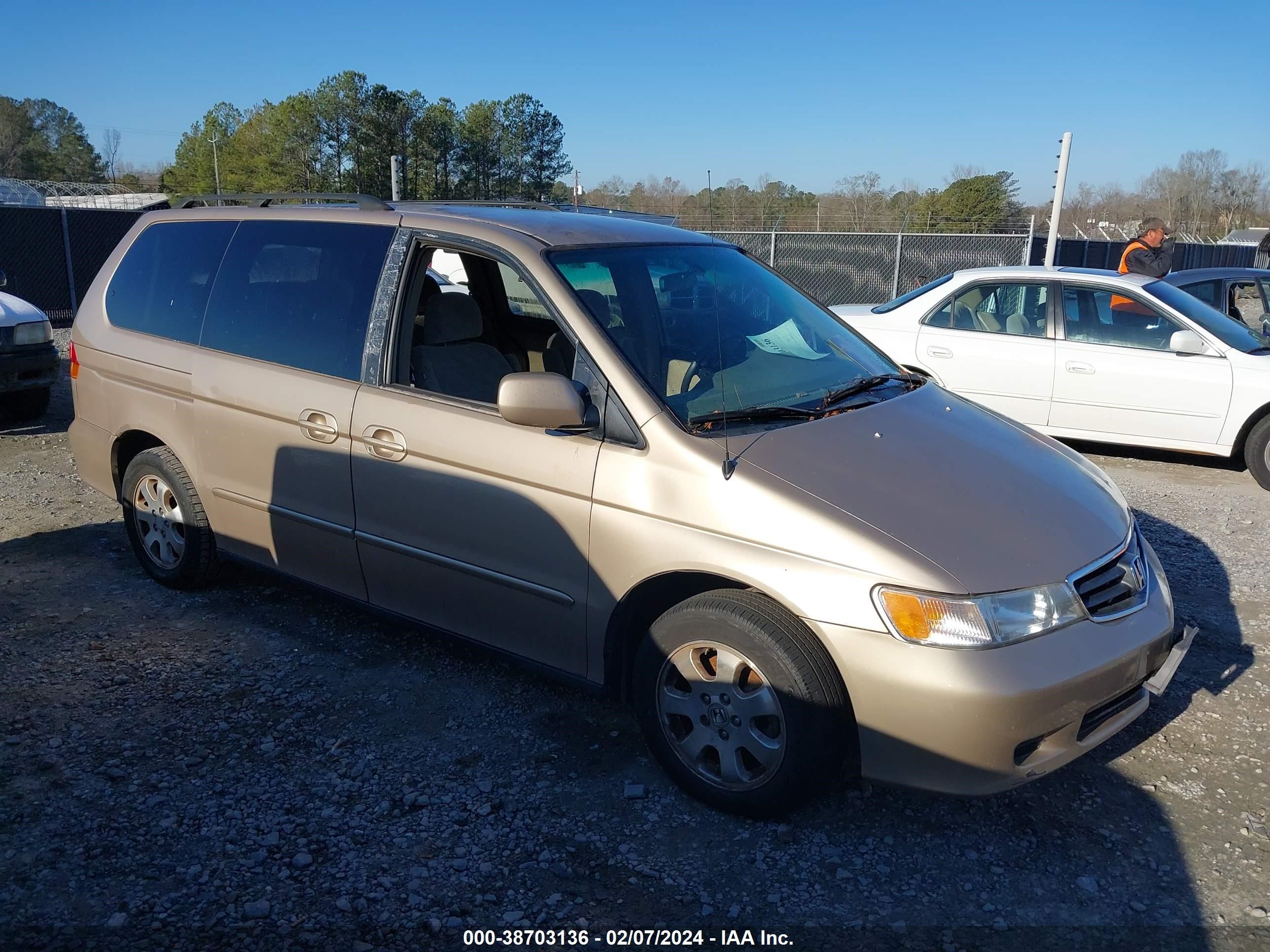 HONDA ODYSSEY 2002 2hkrl18652h556730