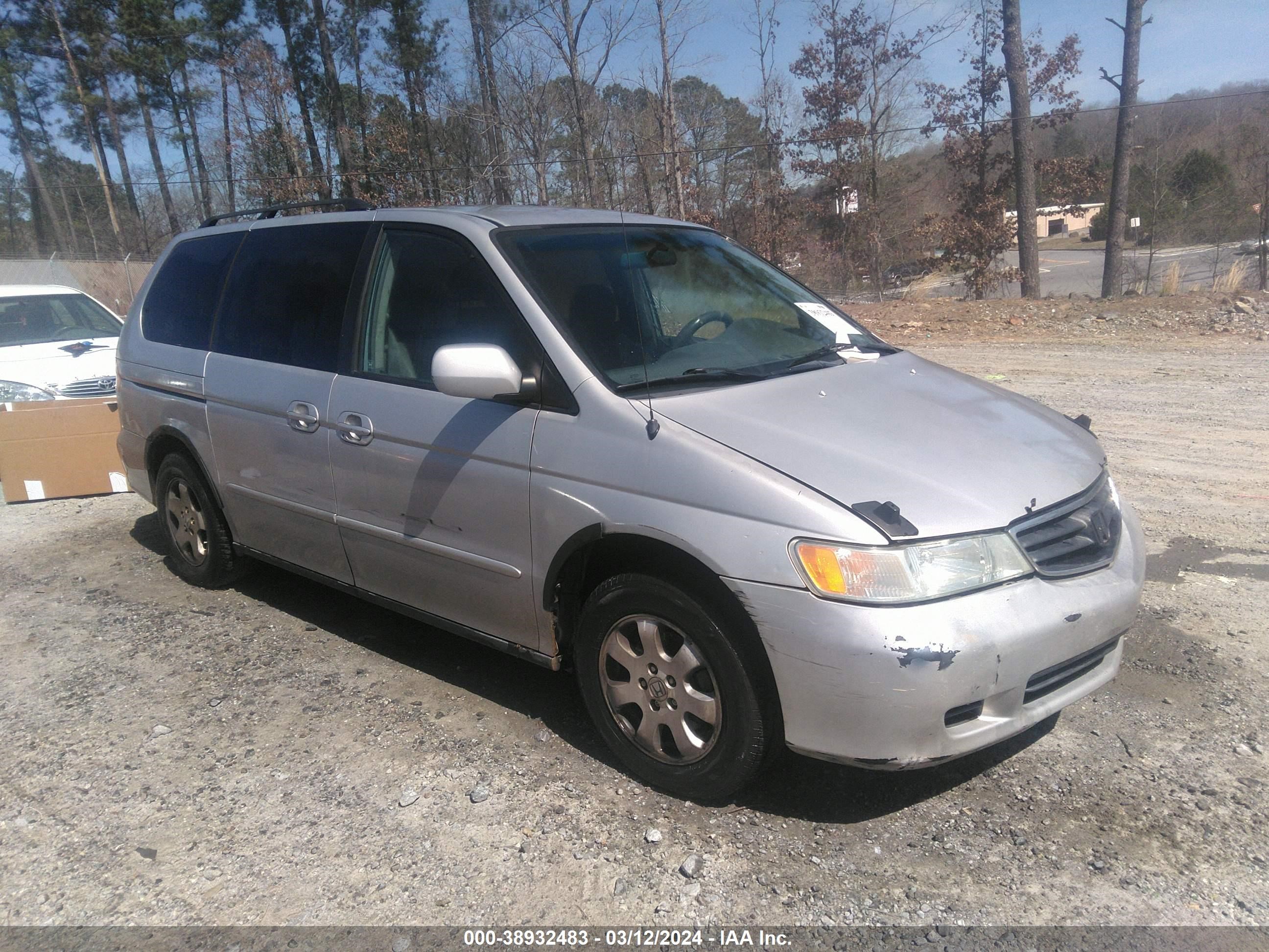 HONDA ODYSSEY 2002 2hkrl18662h547079