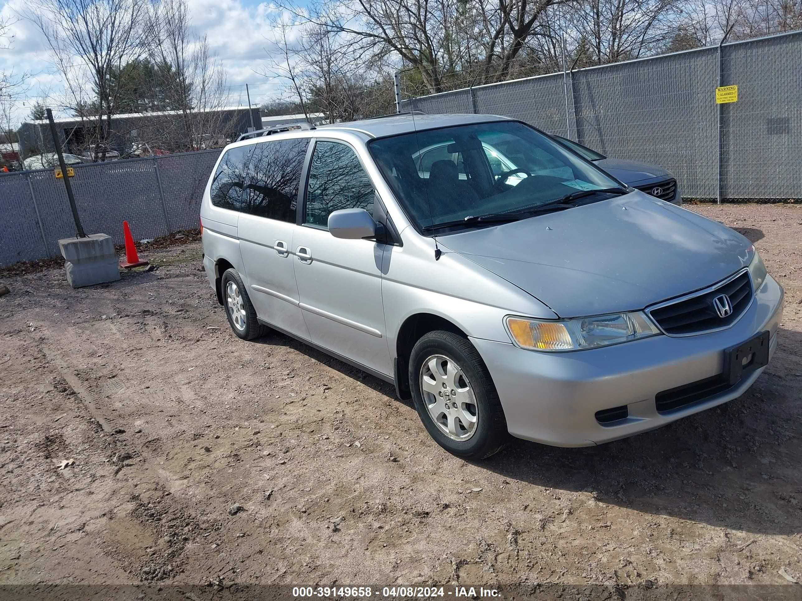 HONDA ODYSSEY 2002 2hkrl18662h577733