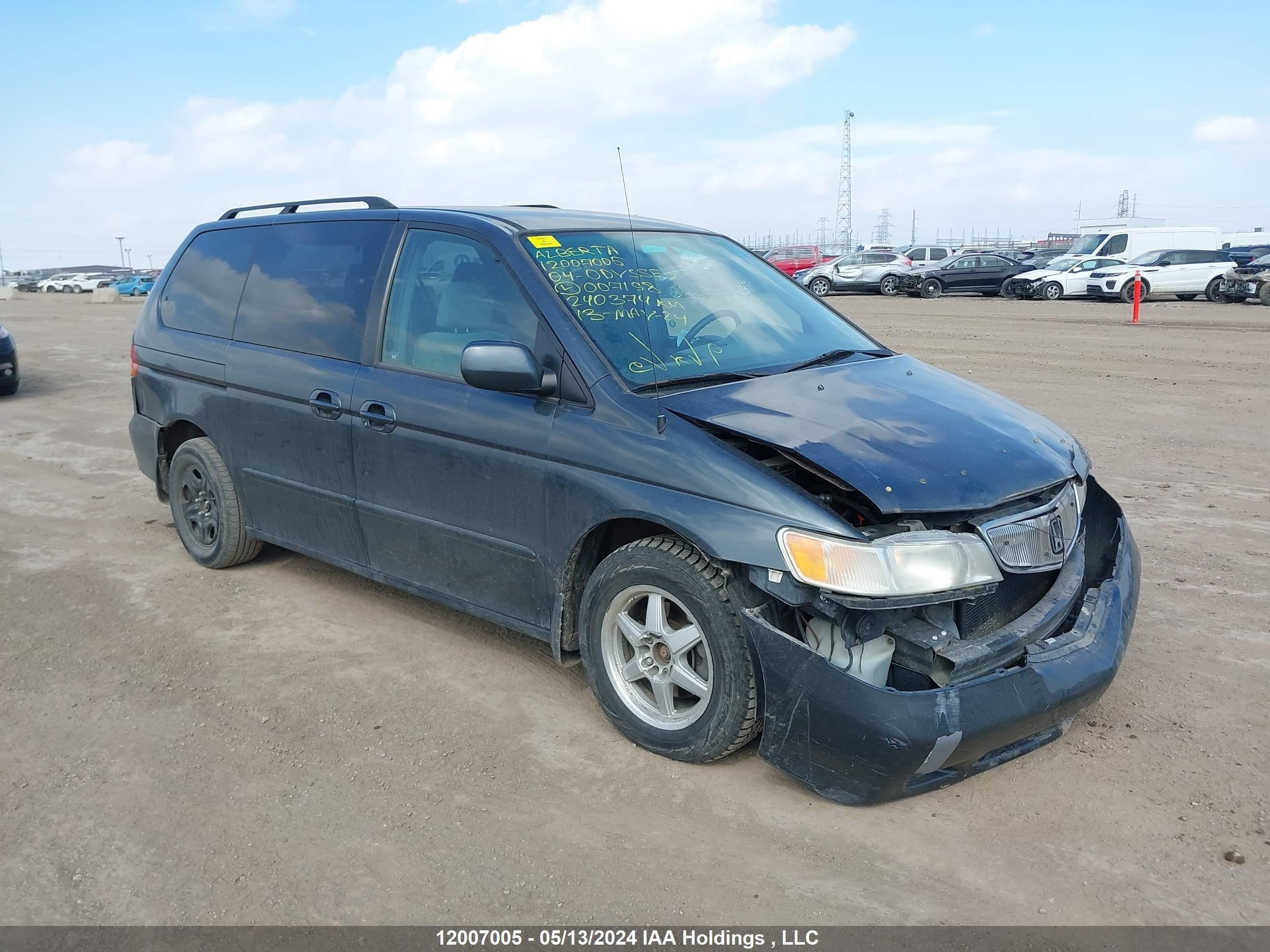 HONDA ODYSSEY 2004 2hkrl18664h007198