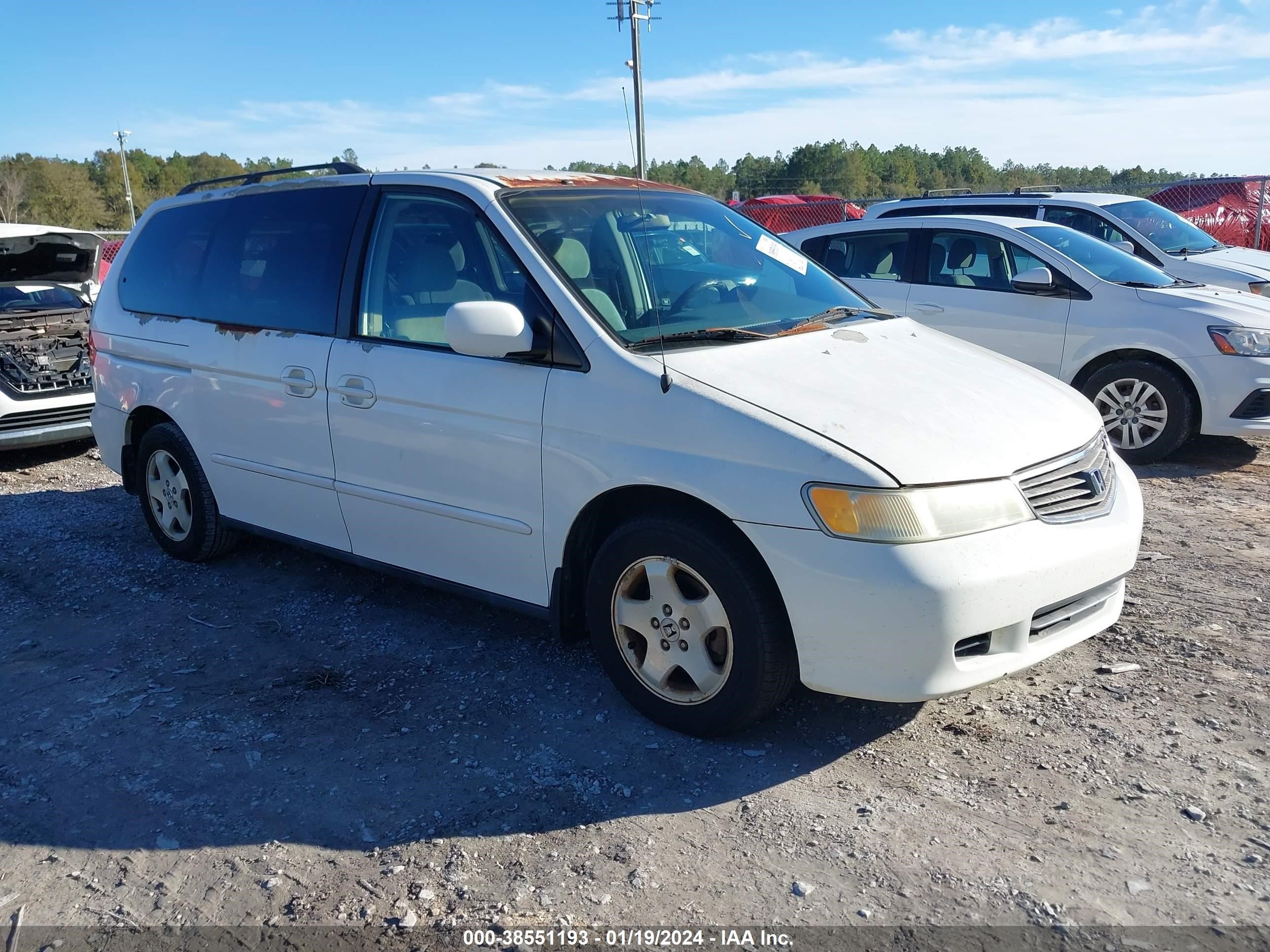 HONDA ODYSSEY 2001 2hkrl18671h565489