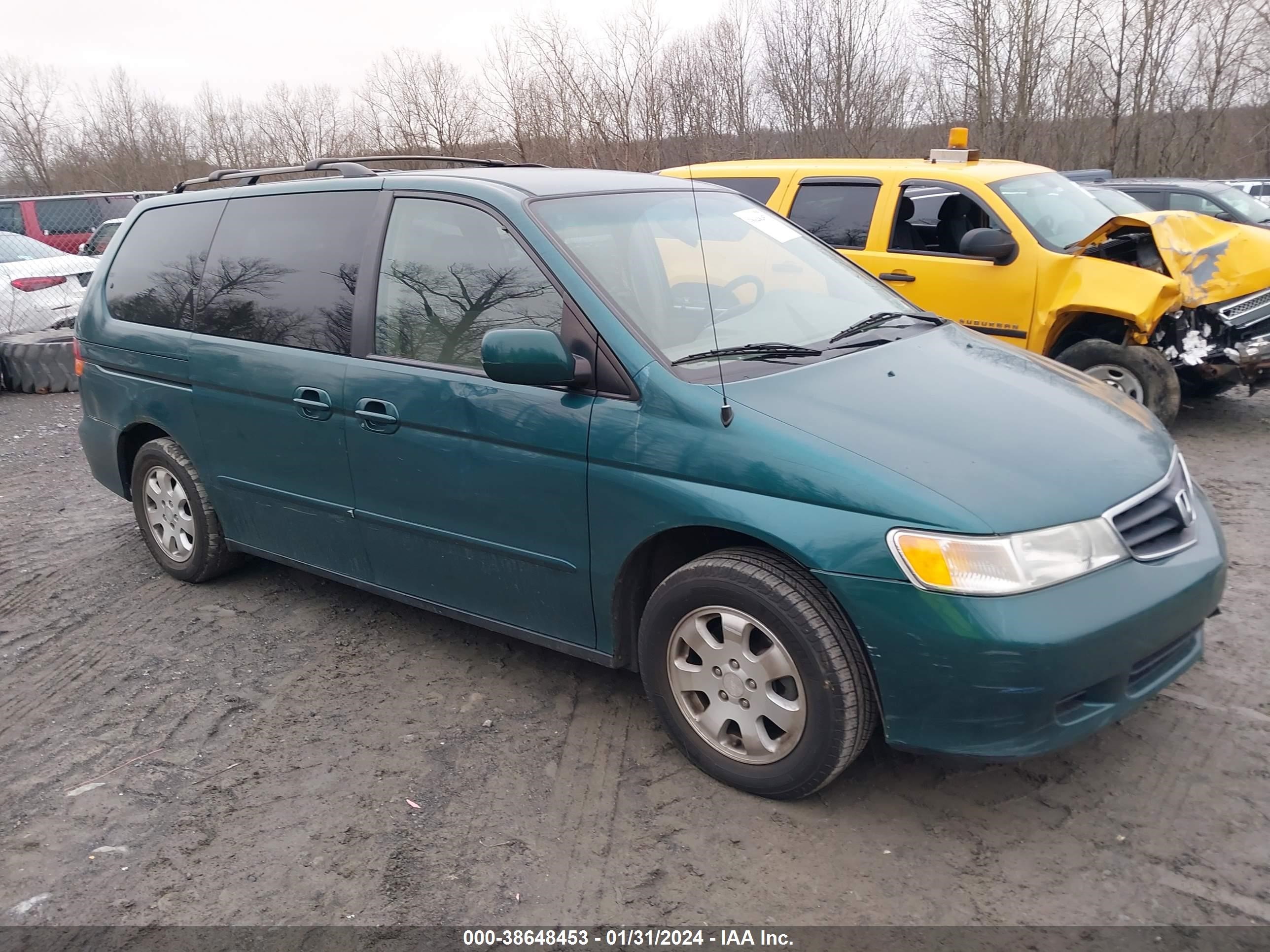 HONDA ODYSSEY 2002 2hkrl18672h551142