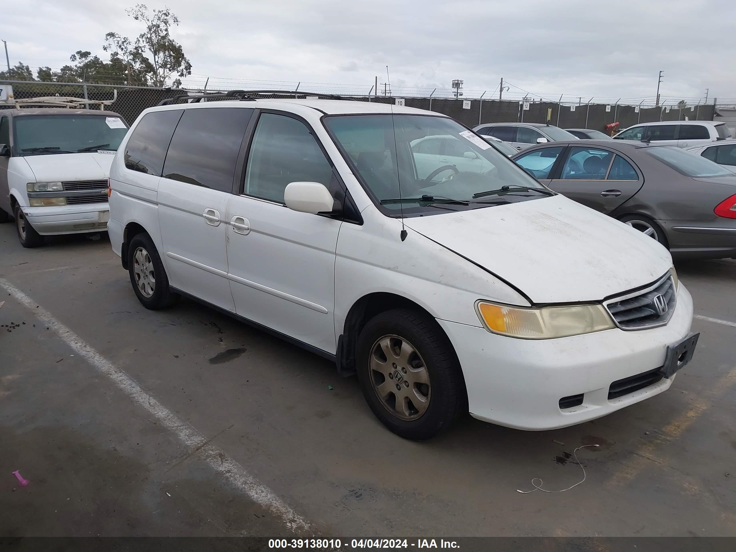 HONDA ODYSSEY 2002 2hkrl18672h581144