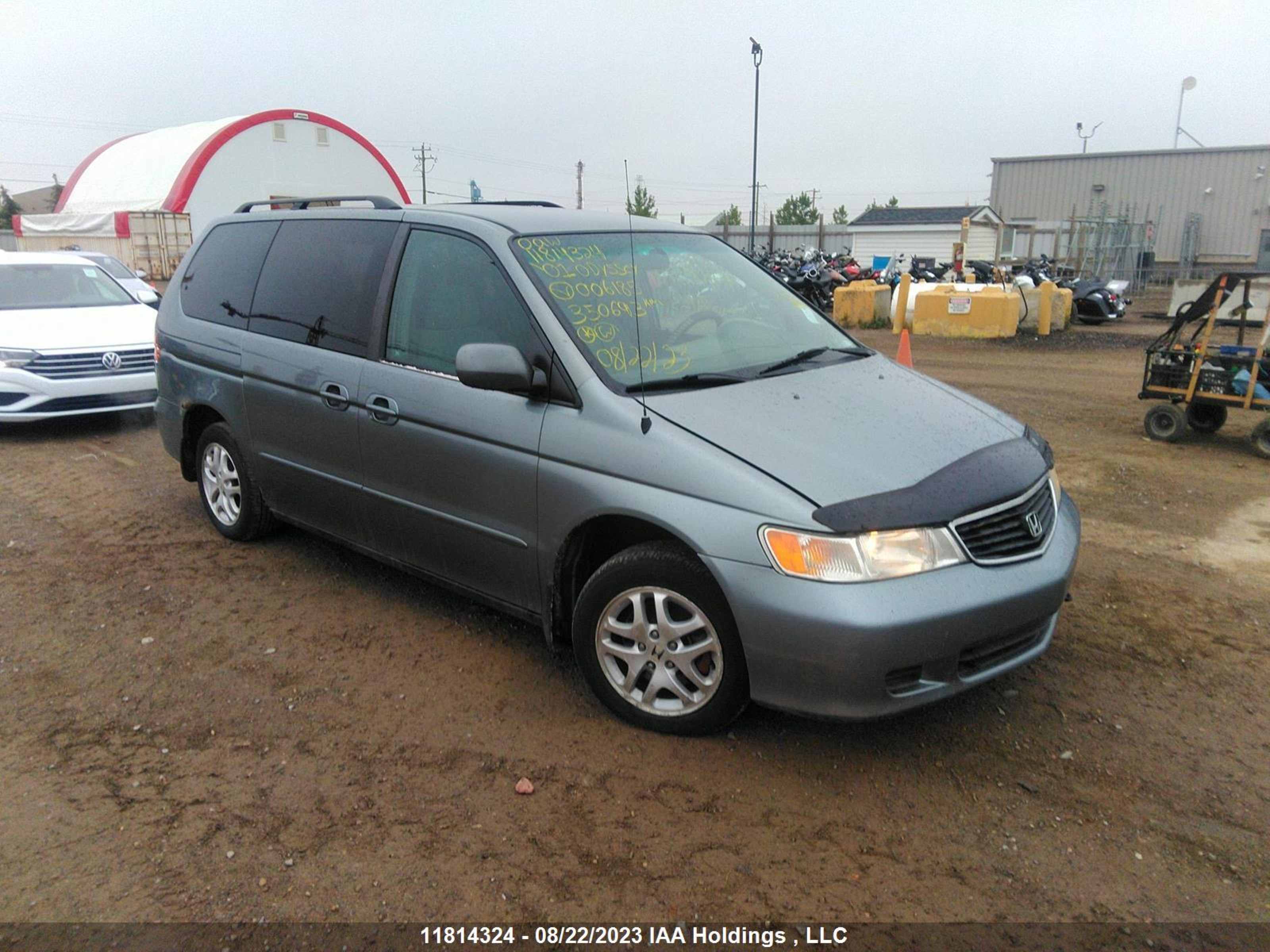 HONDA ODYSSEY 2001 2hkrl18691h006185