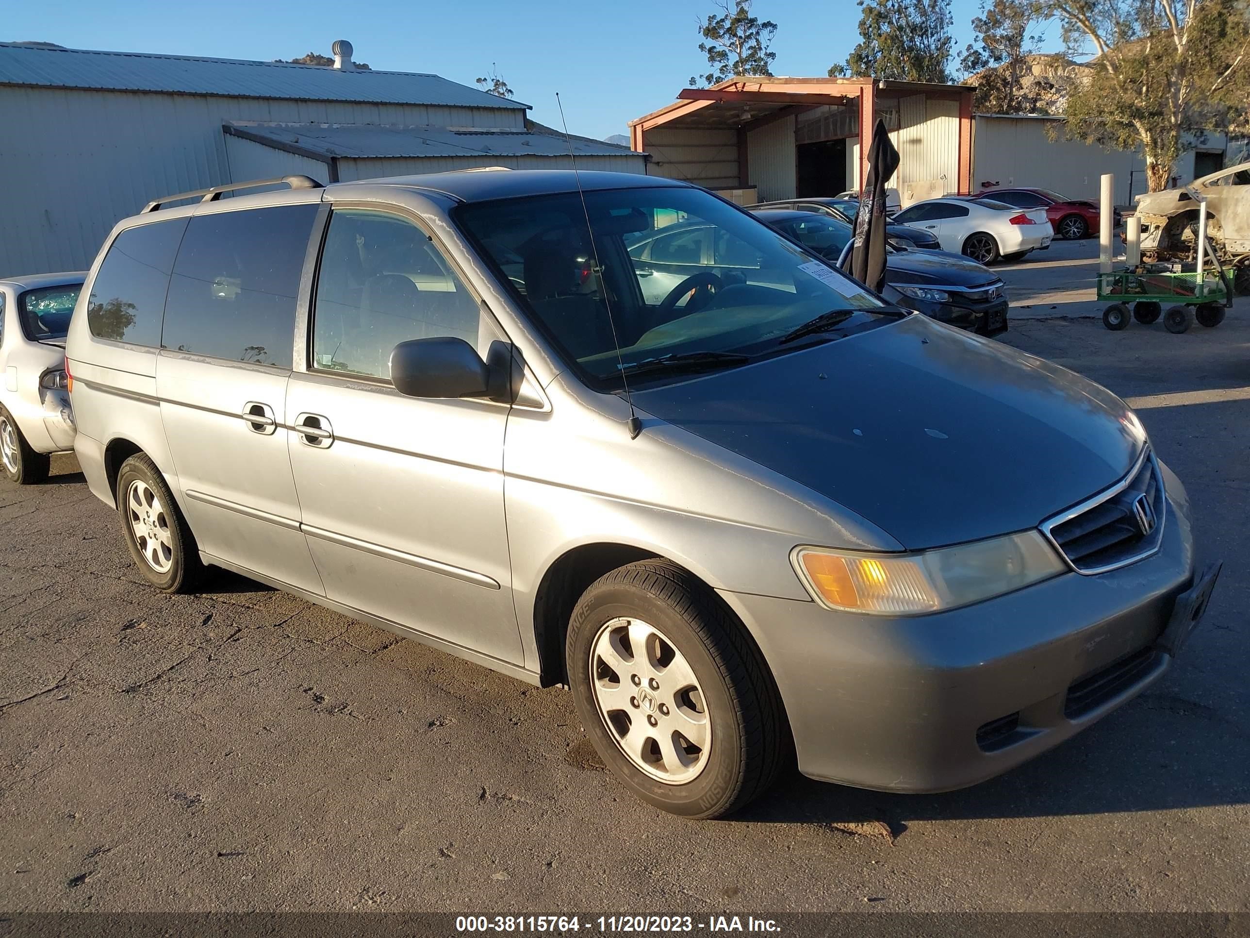 HONDA ODYSSEY 2002 2hkrl18692h541678