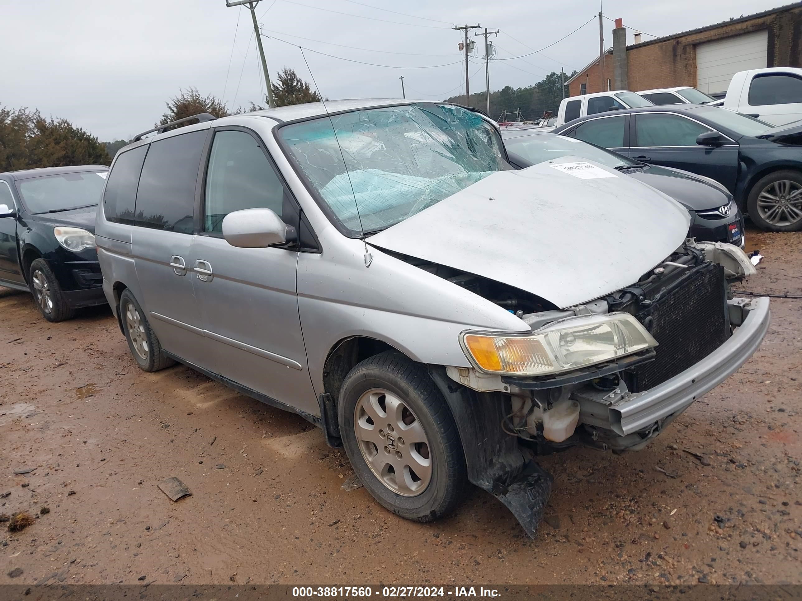 HONDA ODYSSEY 2002 2hkrl18742h503820