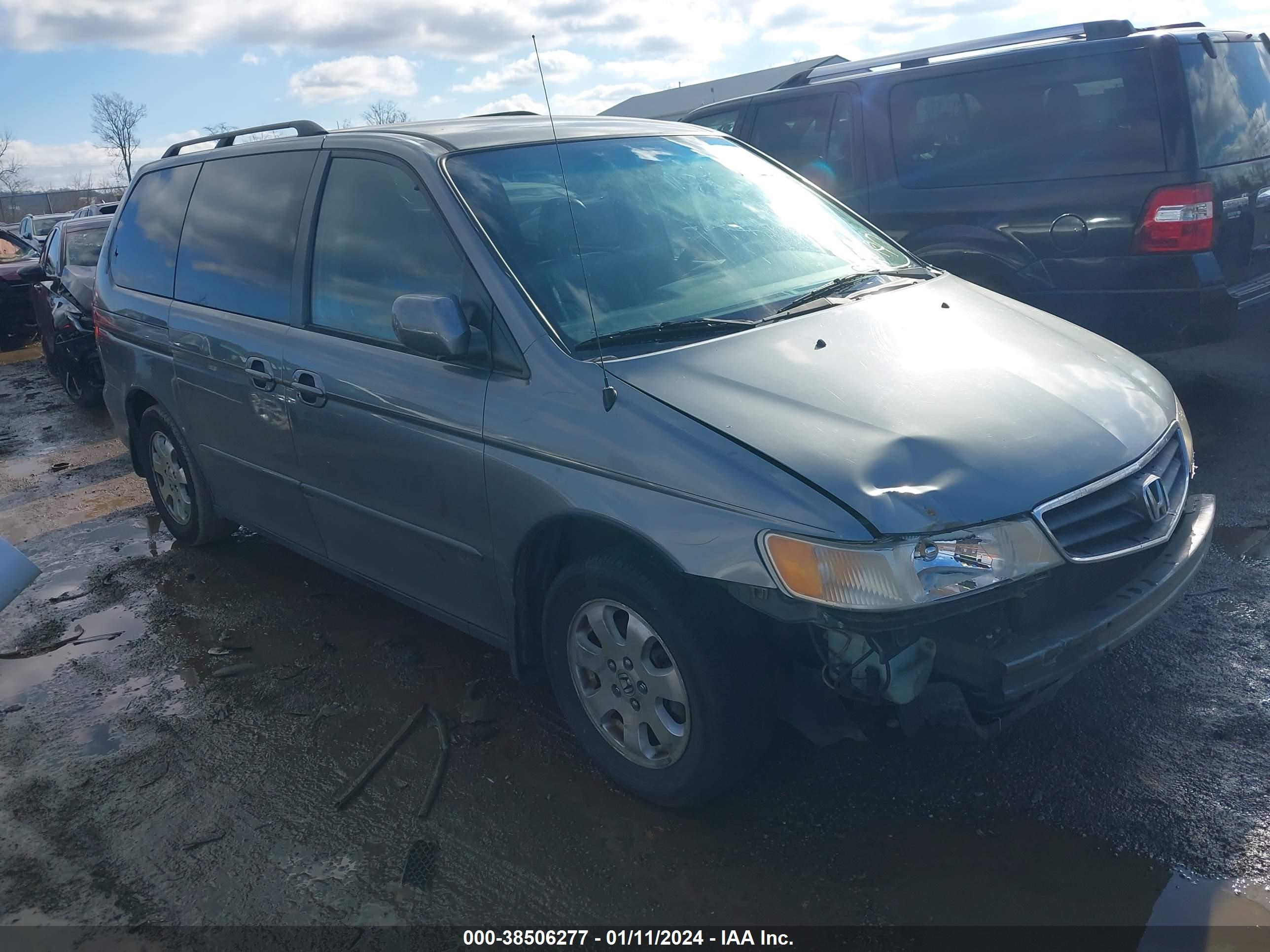 HONDA ODYSSEY 2002 2hkrl18902h524522