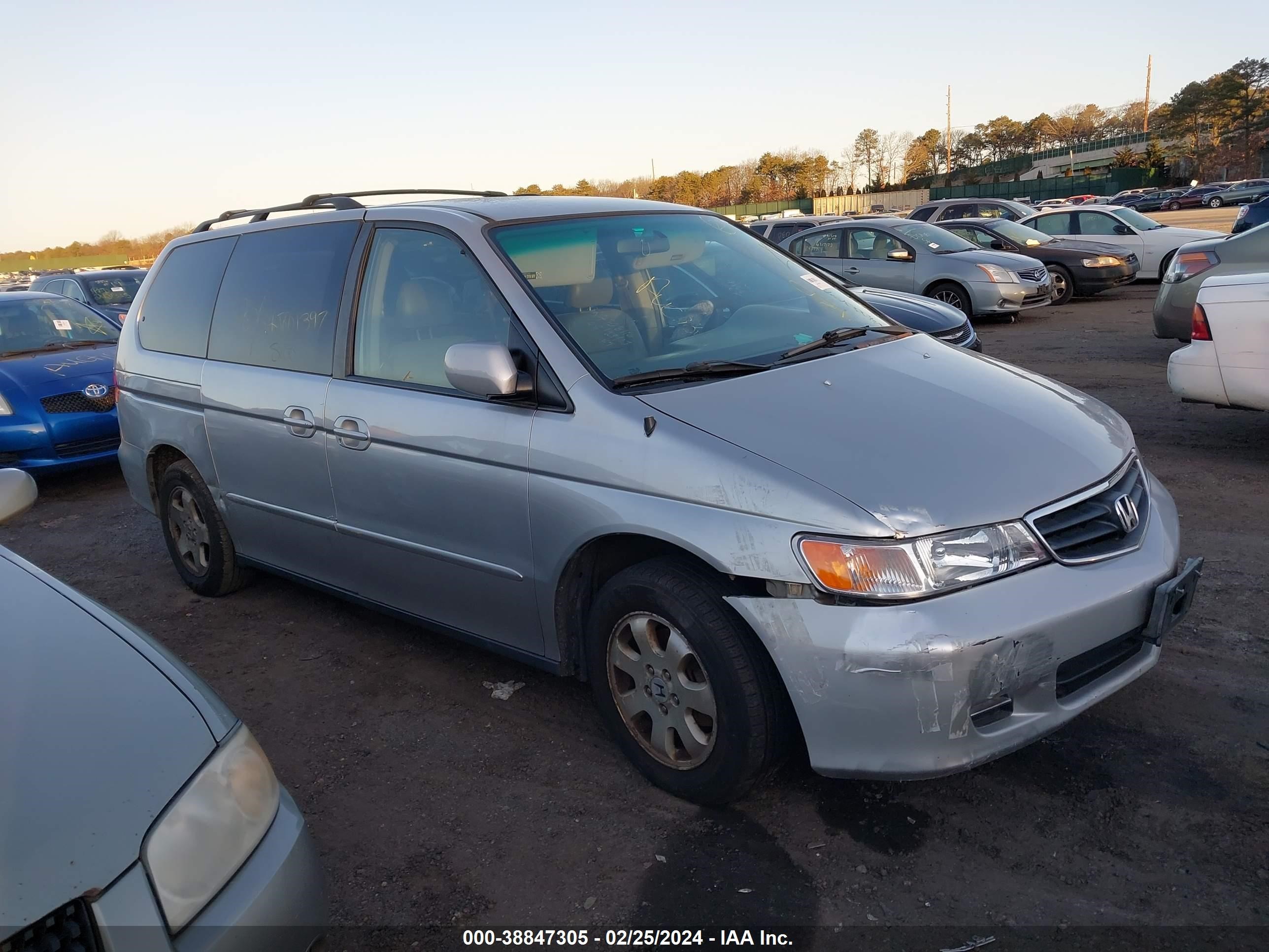 HONDA ODYSSEY 2002 2hkrl18942h570130