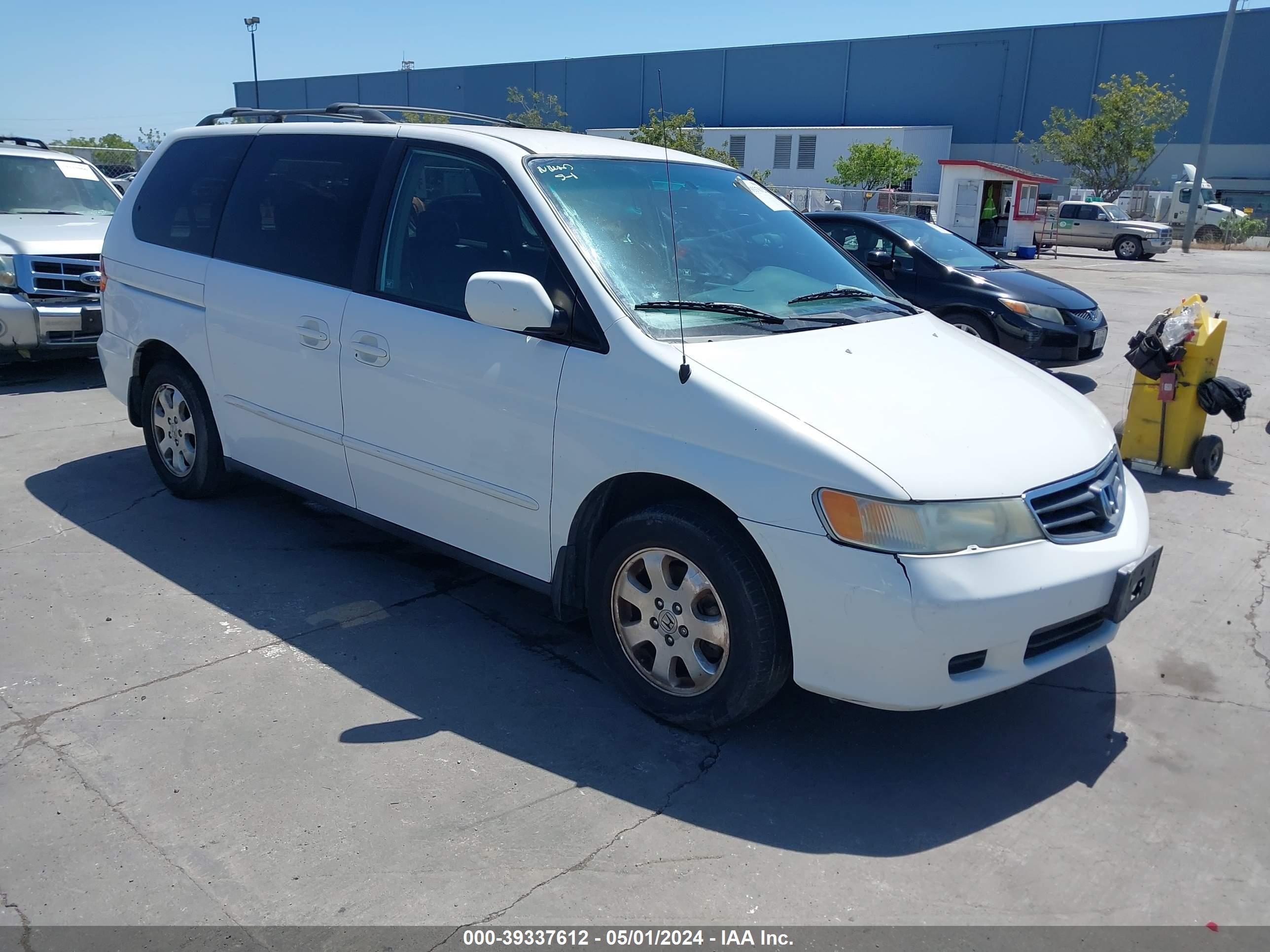 HONDA ODYSSEY 2002 2hkrl18992h564646