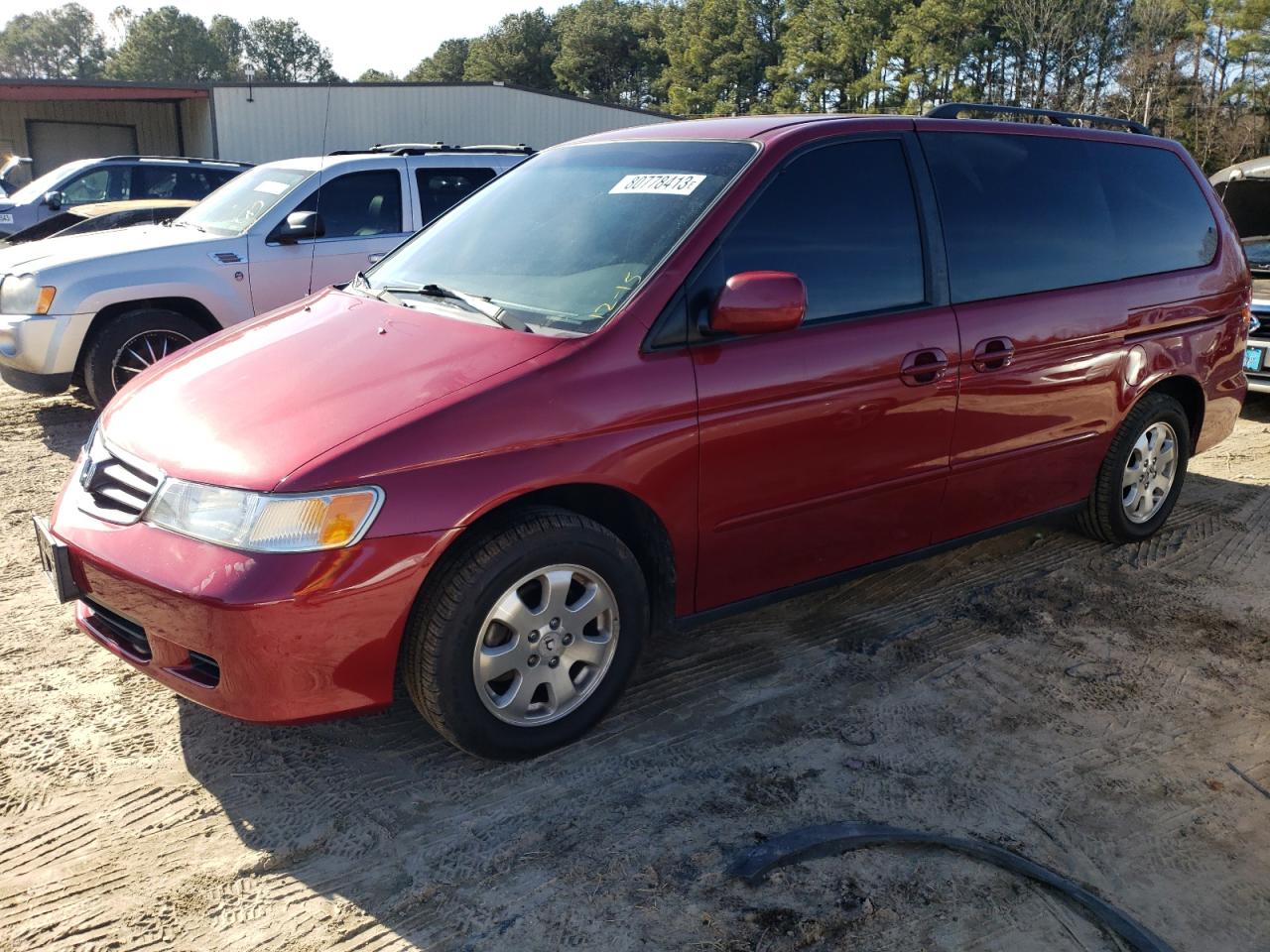 HONDA ODYSSEY 2002 2hkrl189x2h556300