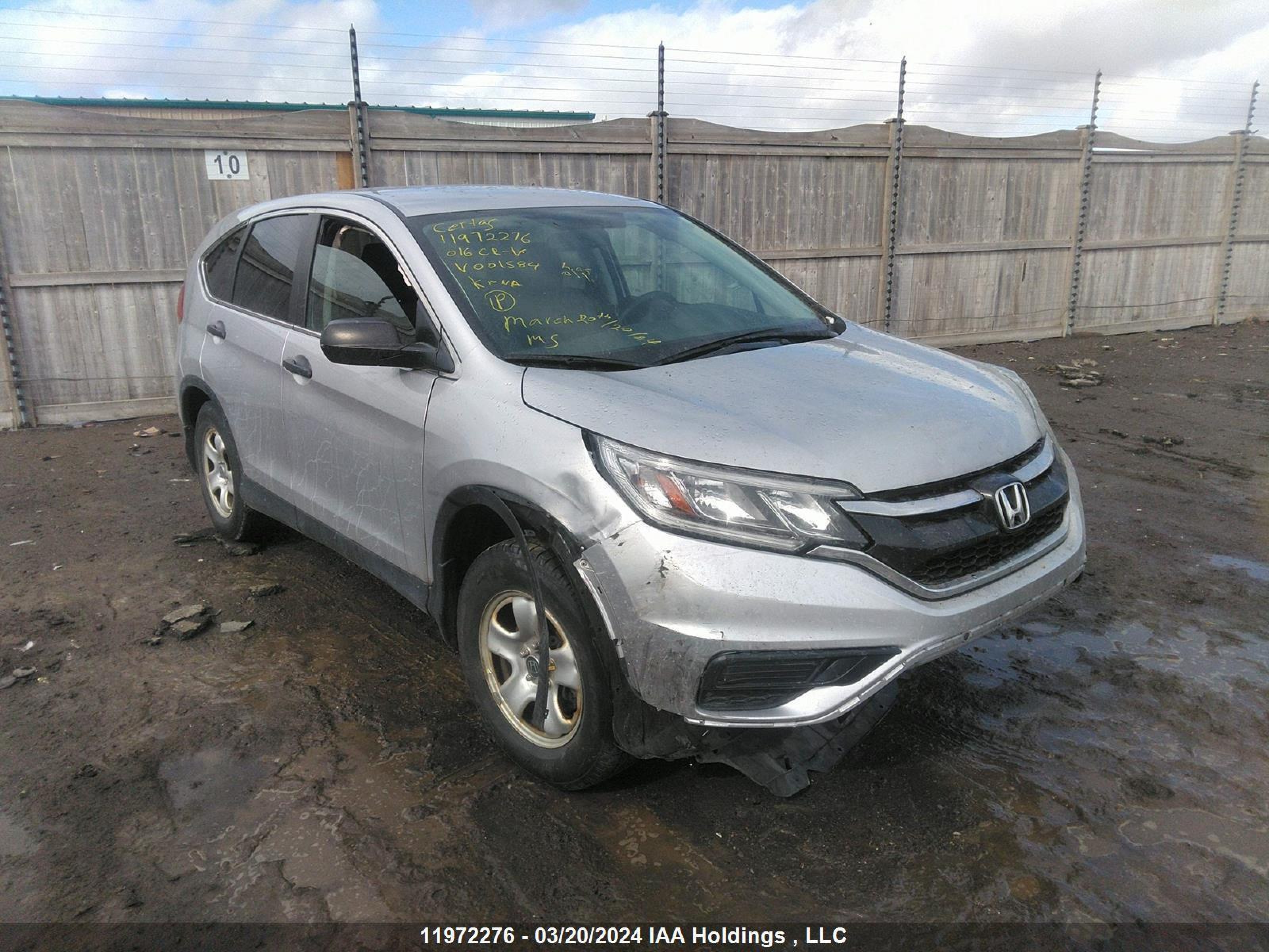 HONDA CR-V 2016 2hkrm3h3xgh001584