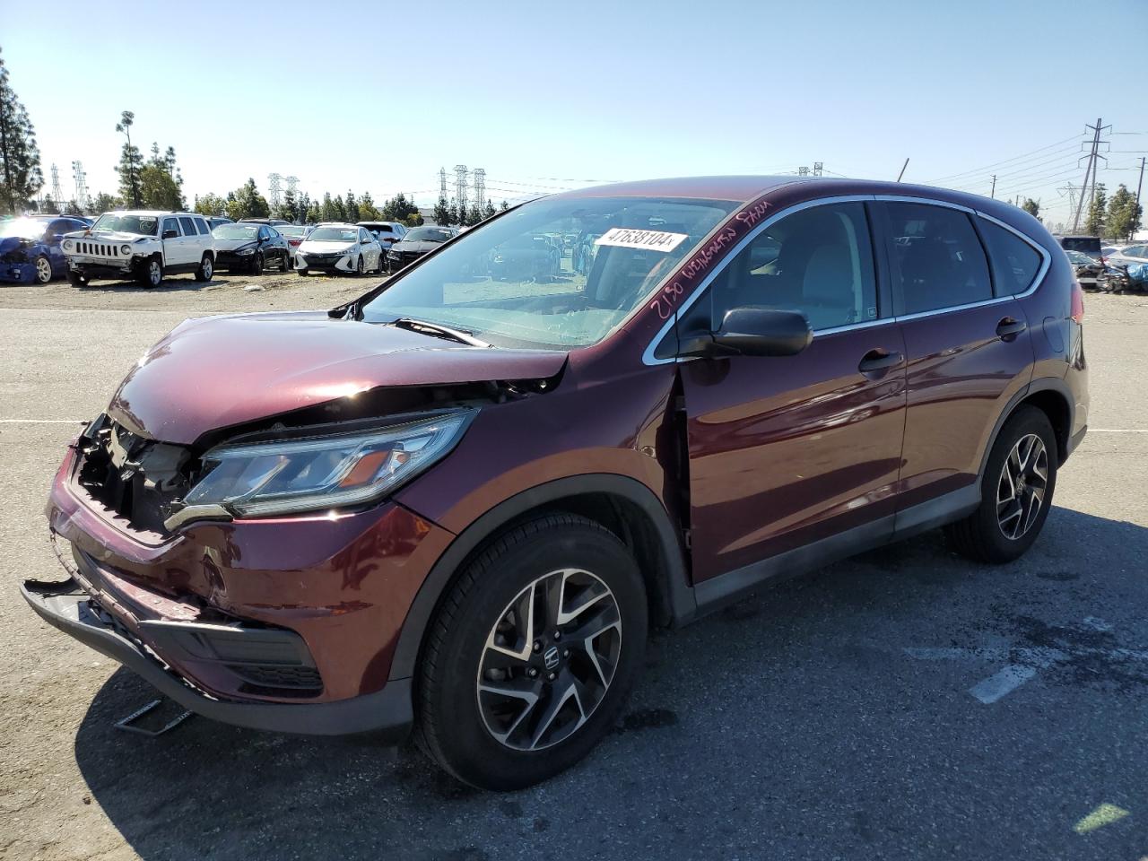 HONDA CR-V 2016 2hkrm3h41gh557033